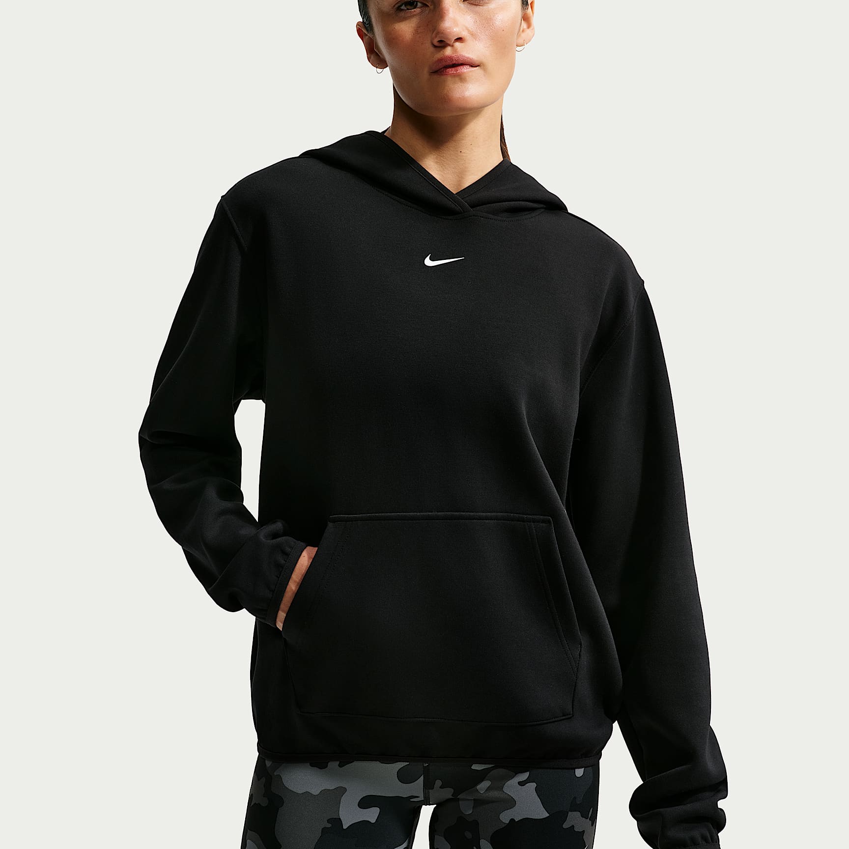 Nike Studio Fleece Sport Women's Dri-FIT Pullover Hoodie