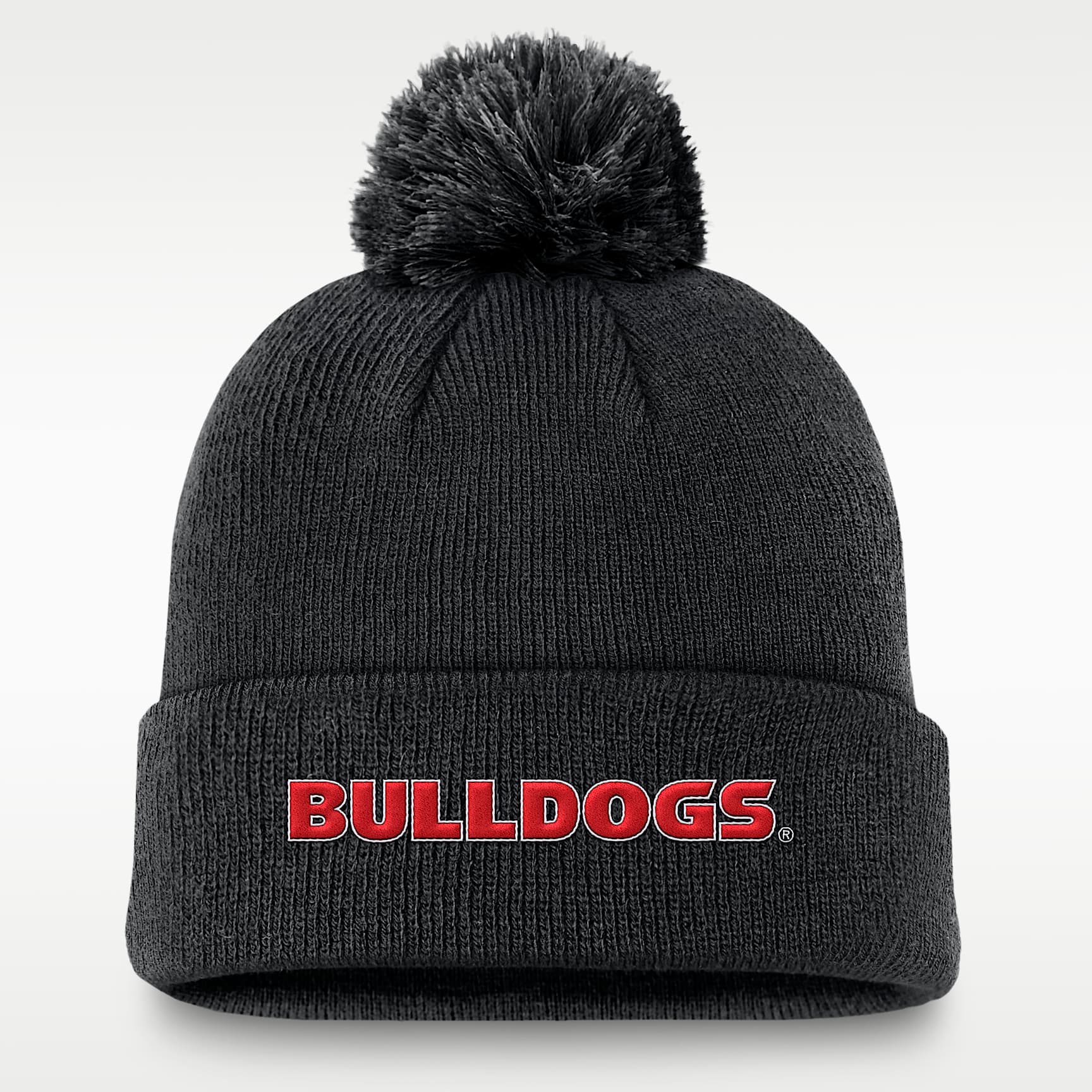 Gorro con dobladillo universitario Nike para hombre Georgia Peak