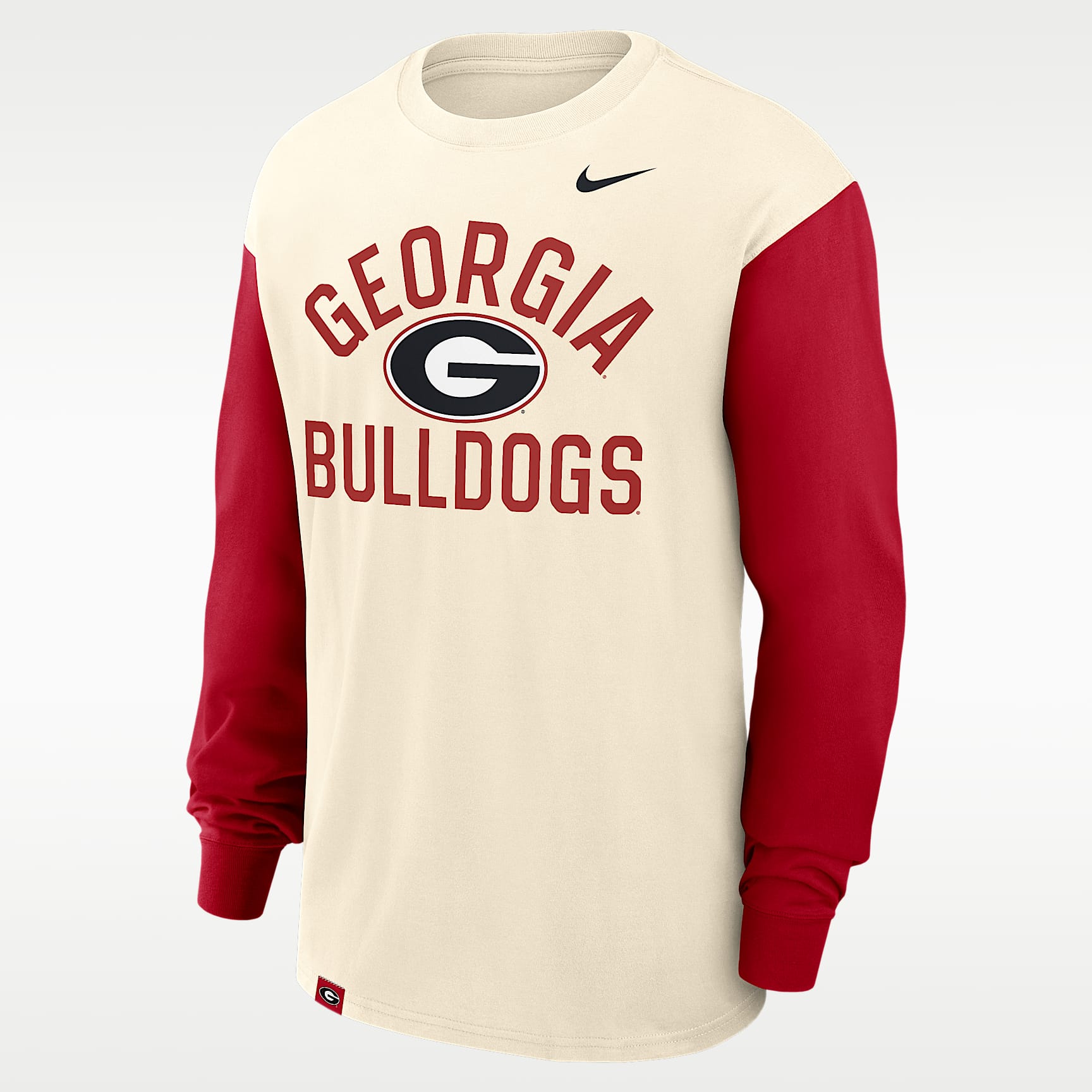 Georgia Primetime Mantra Max90 Men's Nike College Long-Sleeve T-Shirt