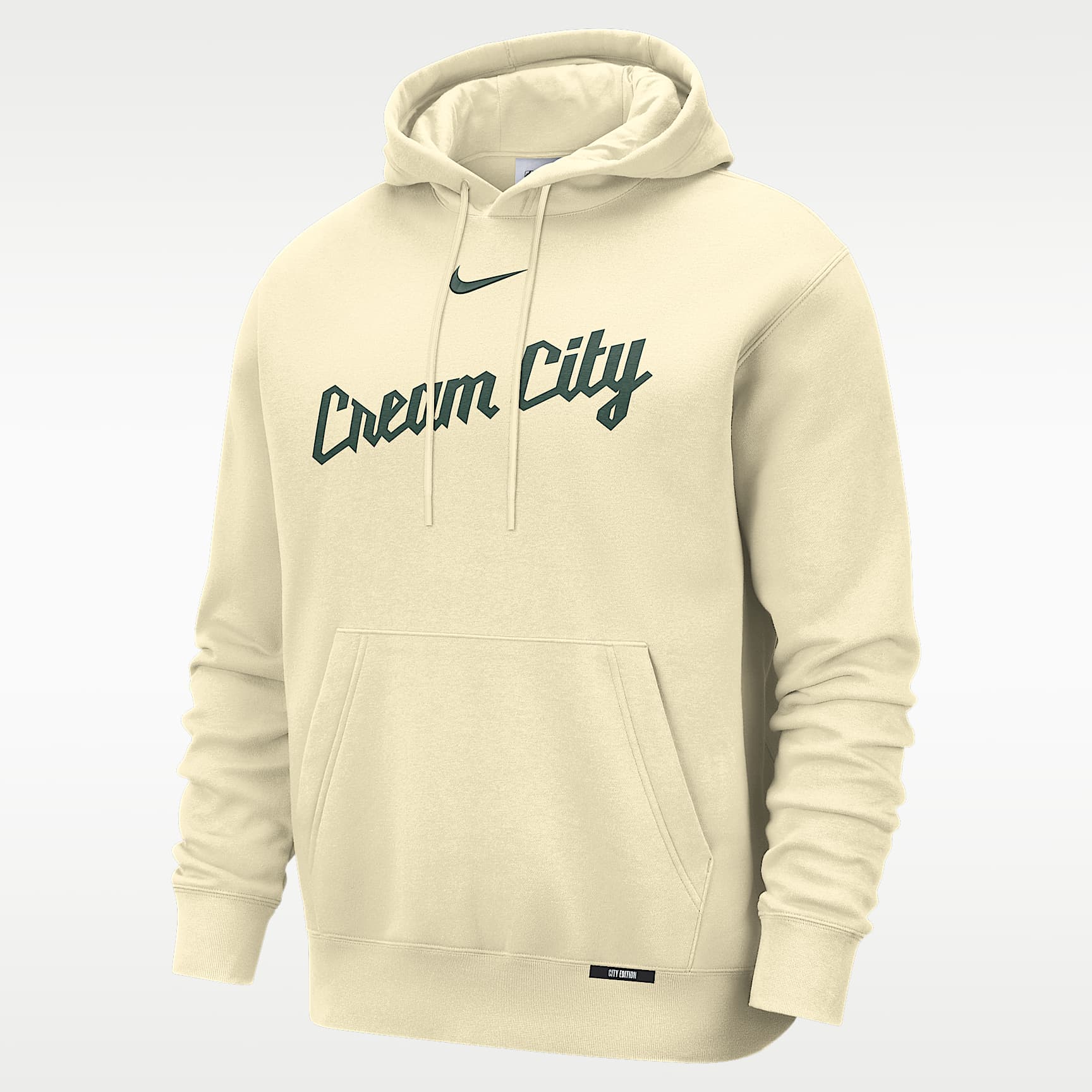 Milwaukee Bucks City Edition Men's Nike Basketball Club Pull-Over Hoodie