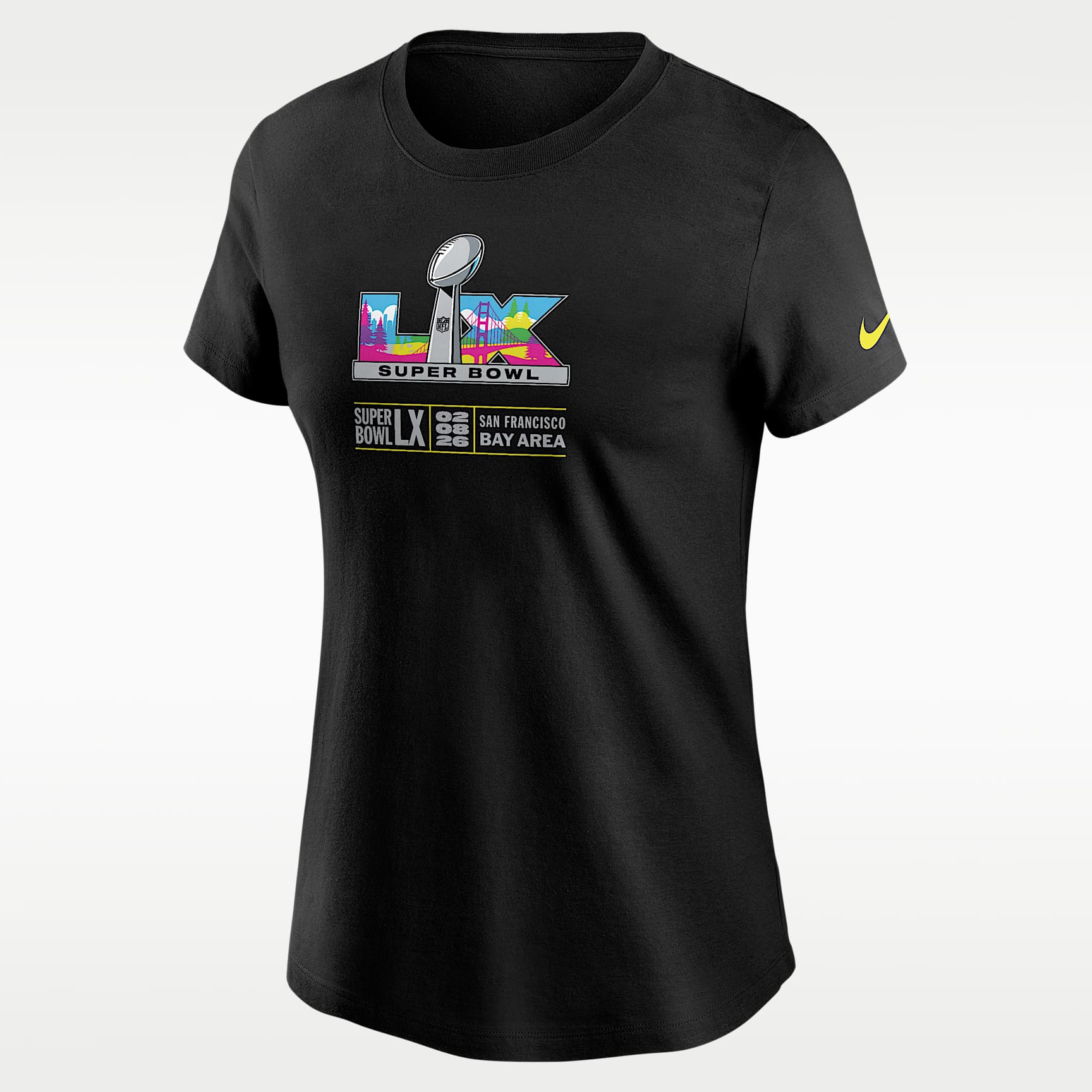 Playera Nike de la NFL para mujer Super Bowl LX