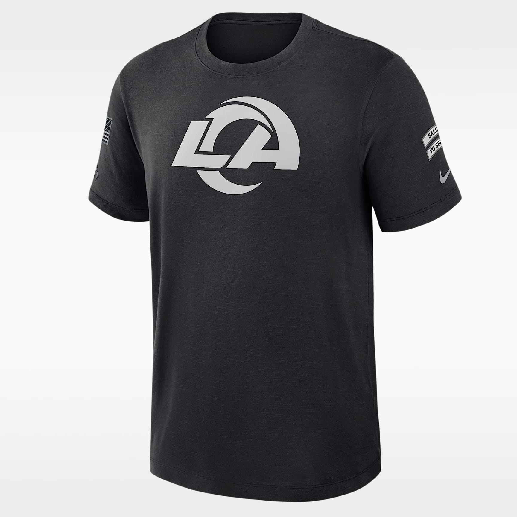 Los Angeles Rams Salute to Service Slub Men's Nike Dri-FIT NFL T-Shirt