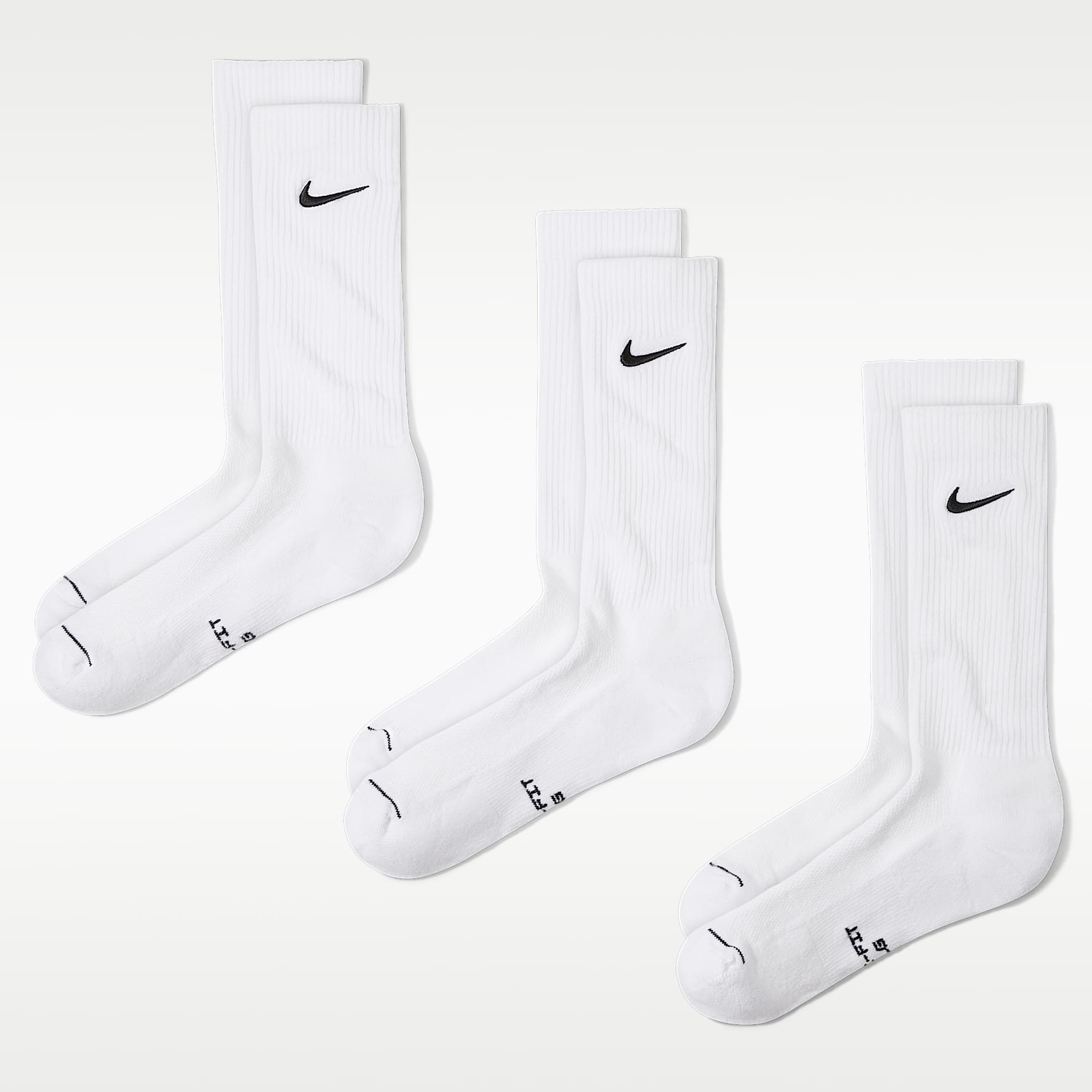 Meias de cano médio Nike Everyday Elevated (3 pares)