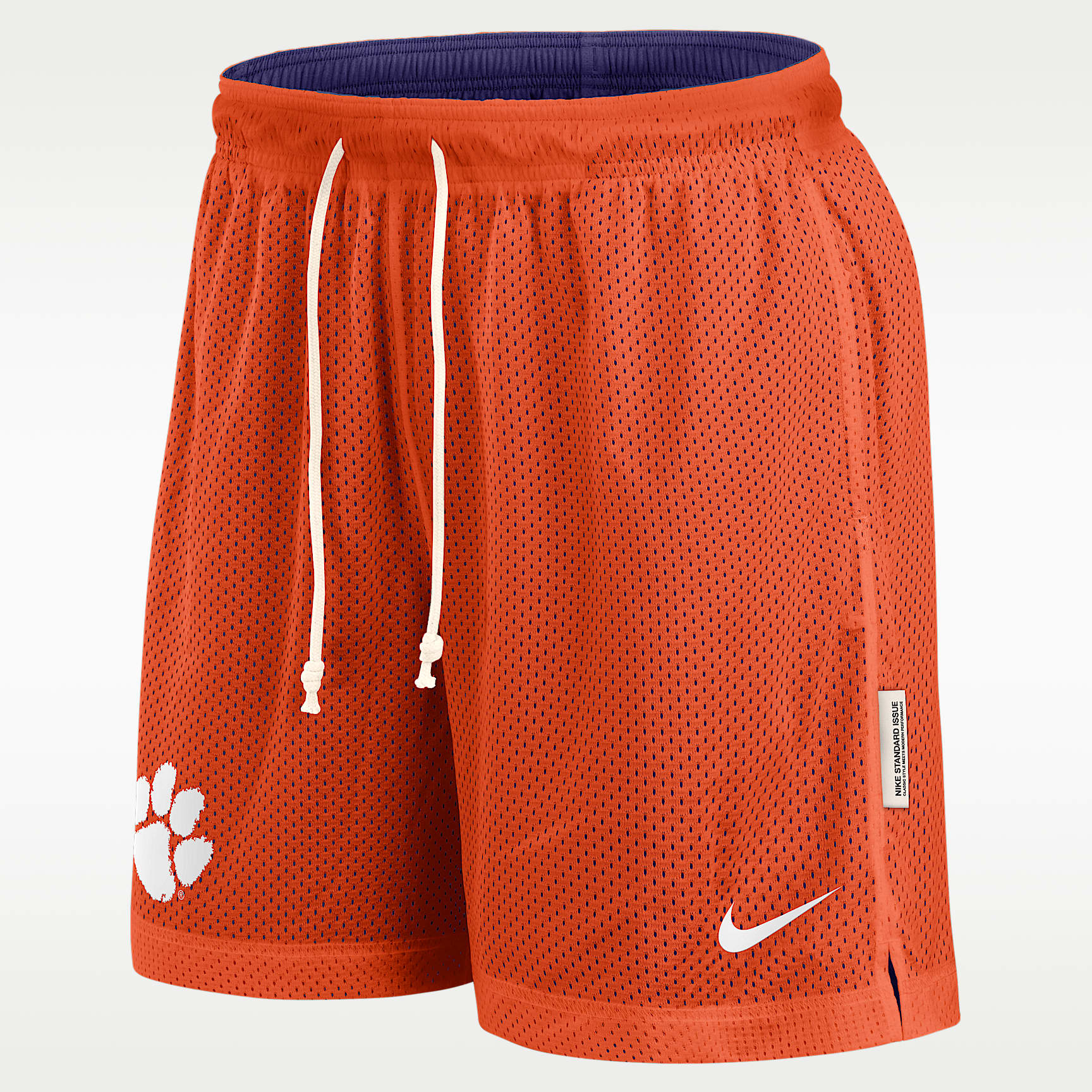 Shorts universitarios Nike Dri-FIT para hombre Clemson Reversible