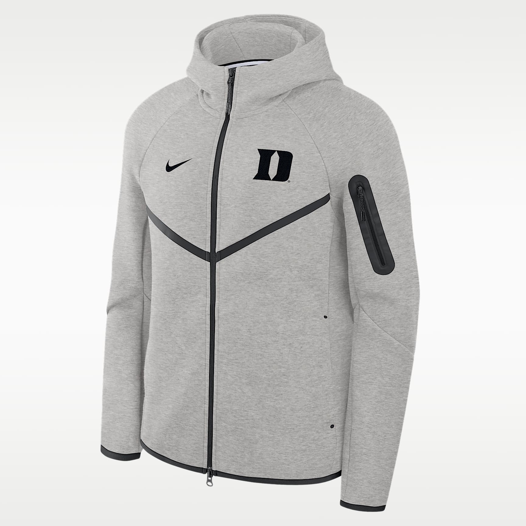 Chamarra universitaria Nike con gorro de cierre completo para hombre Duke Tech Fleece