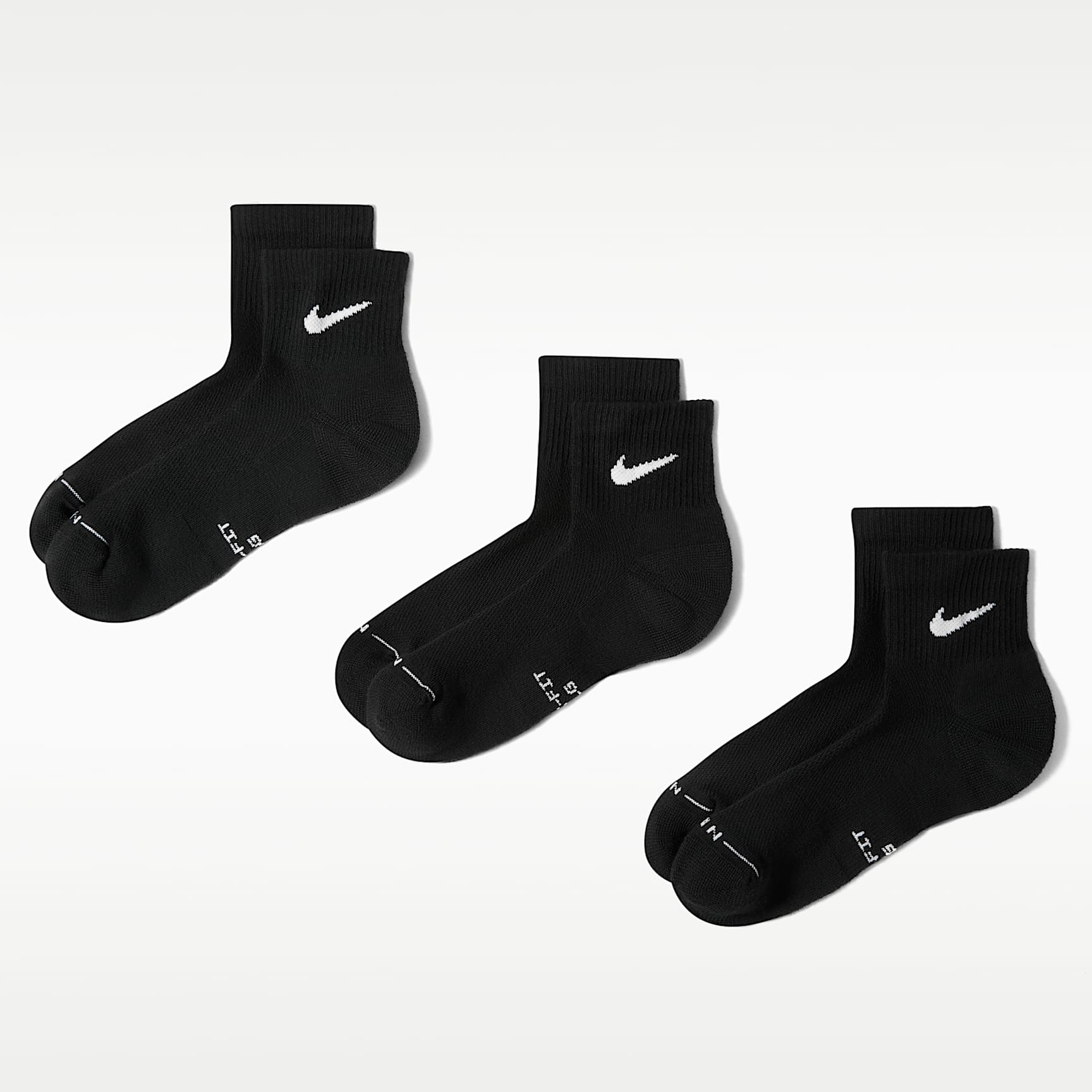 Nike Everyday Elevated Ankle Socks (3 Pairs)
