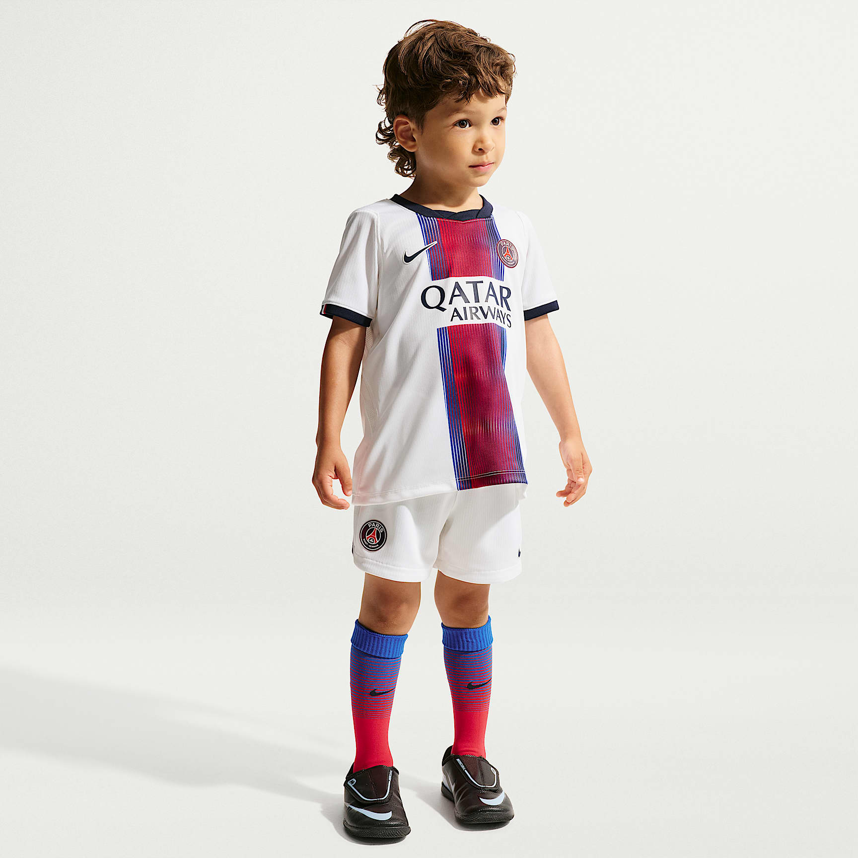 Segona equipació Stadium París Saint-Germain 2026/27 Equipació de futbol de tres peces Replica Nike - Nen/a petit/a