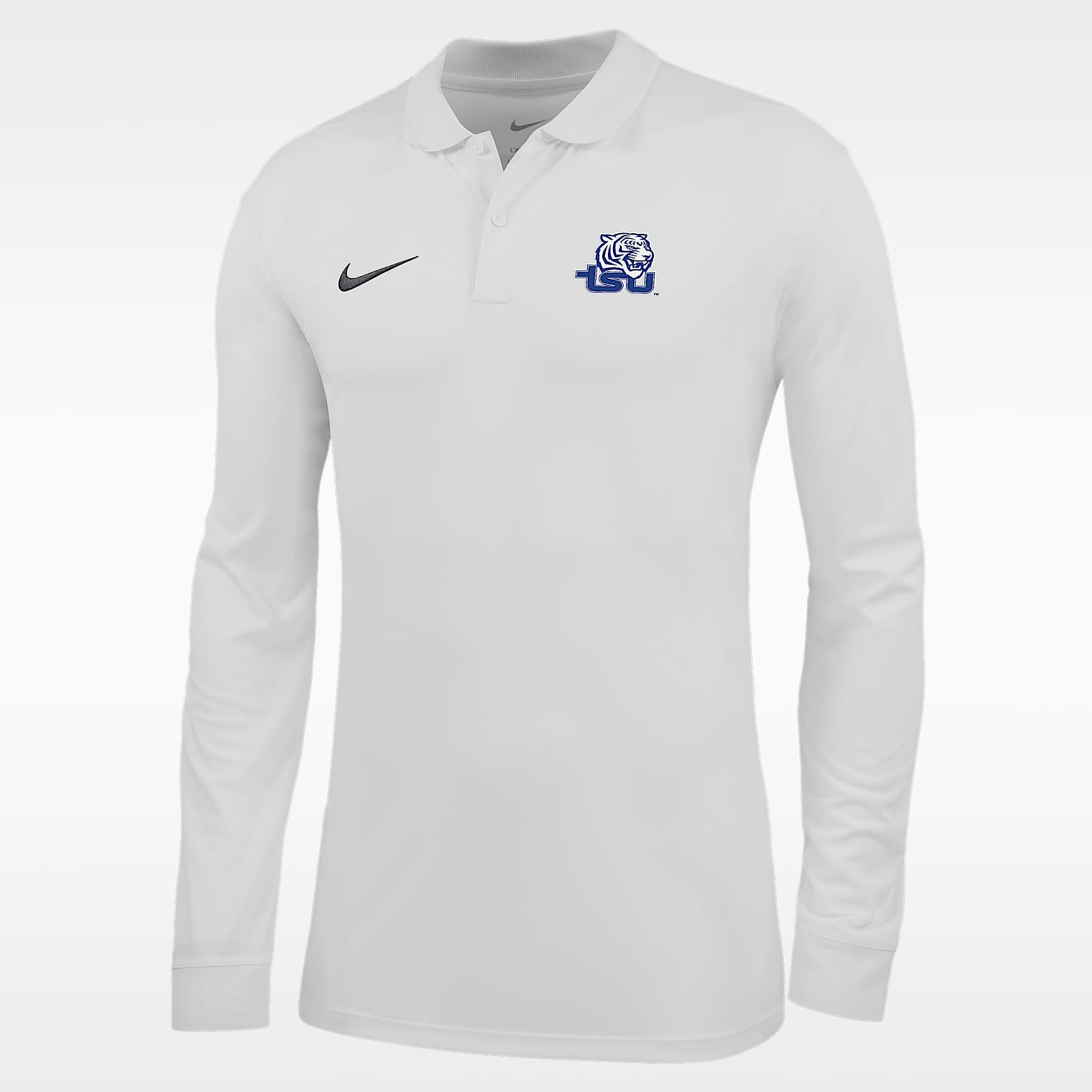Polo de manga larga Dri-FIT para hombre Nike College (Tennessee State University)