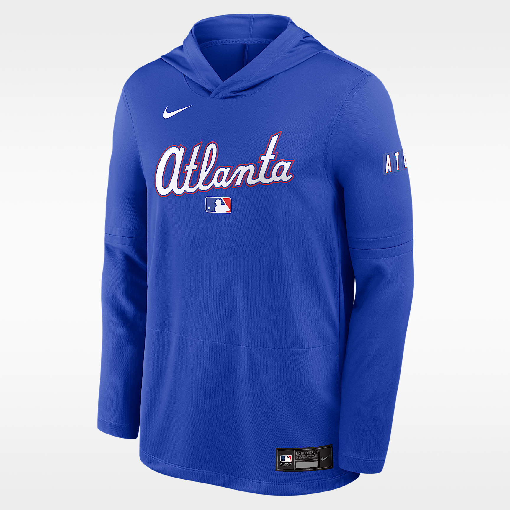 Atlanta Braves City Connect Men's Nike Dri-FIT MLB Long-Sleeve Hooded Top