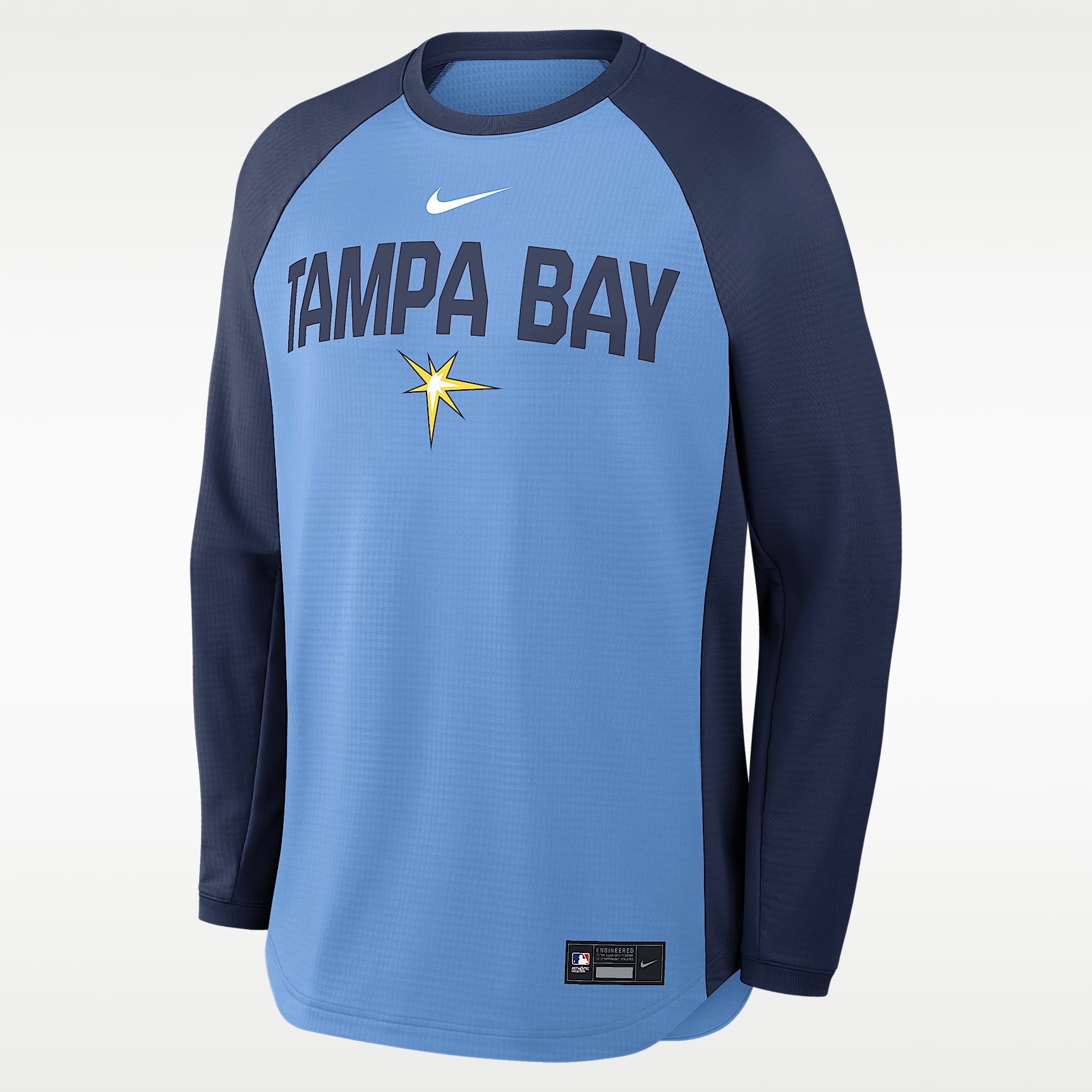 Tampa Bay Rays Authentic Collection Men's Nike Dri-FIT Pullover Crew