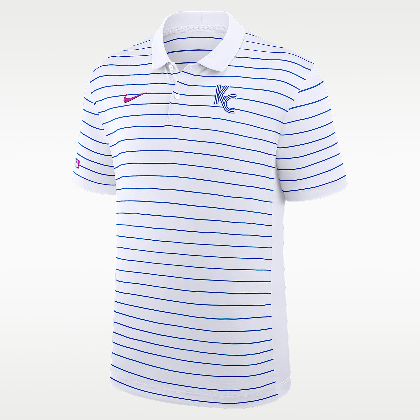 Kansas City Royals City Connect Striped Victory Men's Nike Dri-FIT MLB Polo