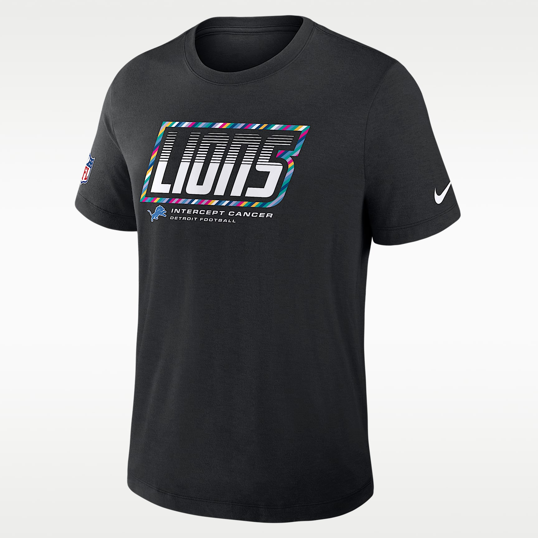 Detroit Lions Crucial Catch Sideline Men's Nike Dri-FIT NFL T-Shirt