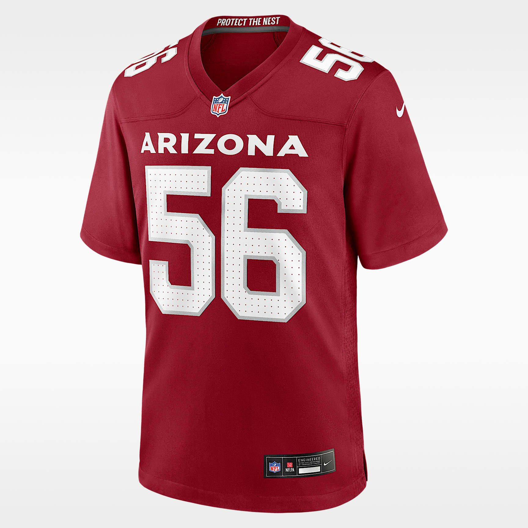 Jersey de fútbol americano Nike NFL Game para hombre Darius Robinson Arizona Cardinals