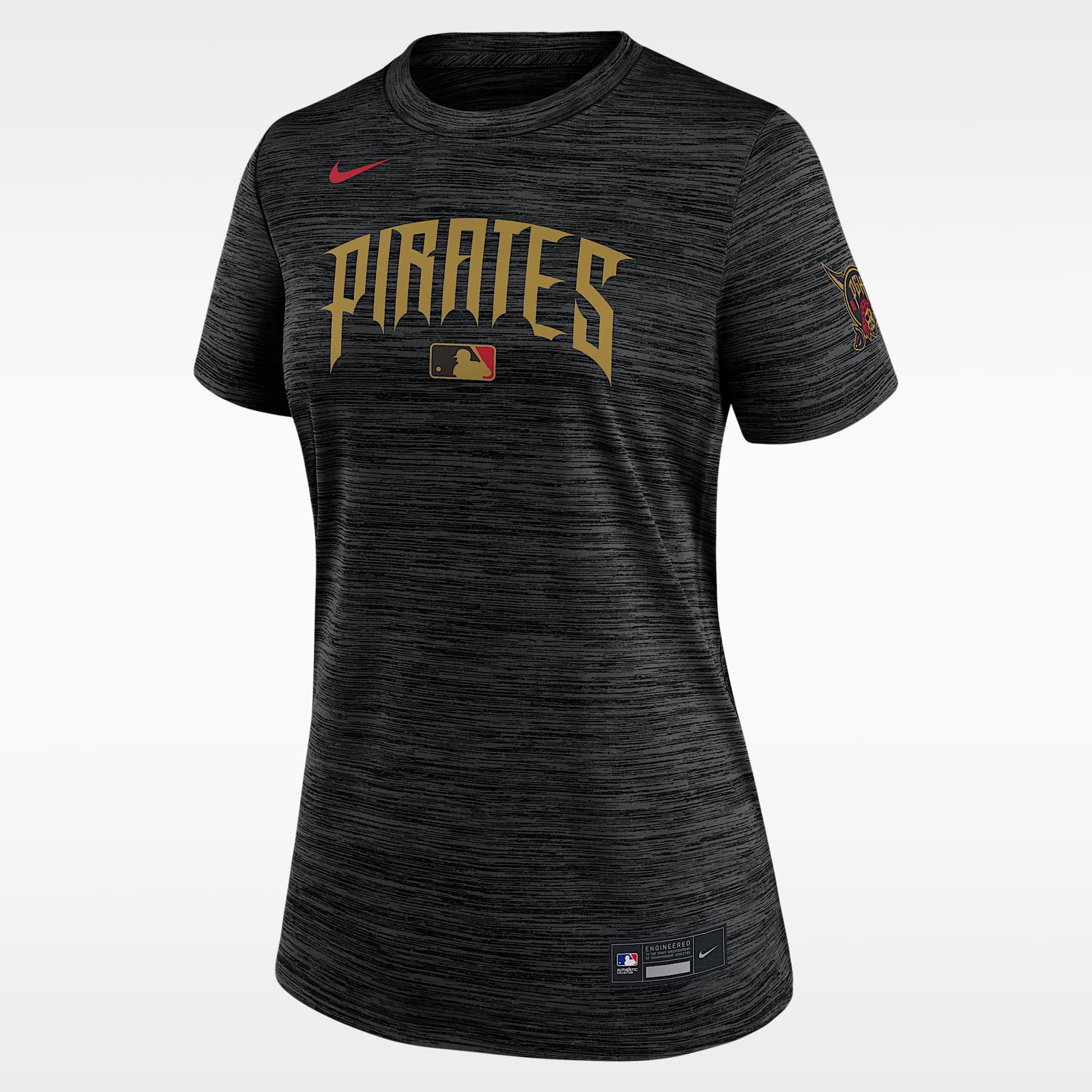 Pittsburgh Pirates Authentic Collection City Connect Velocity Women's Nike Dri-FIT MLB T-Shirt