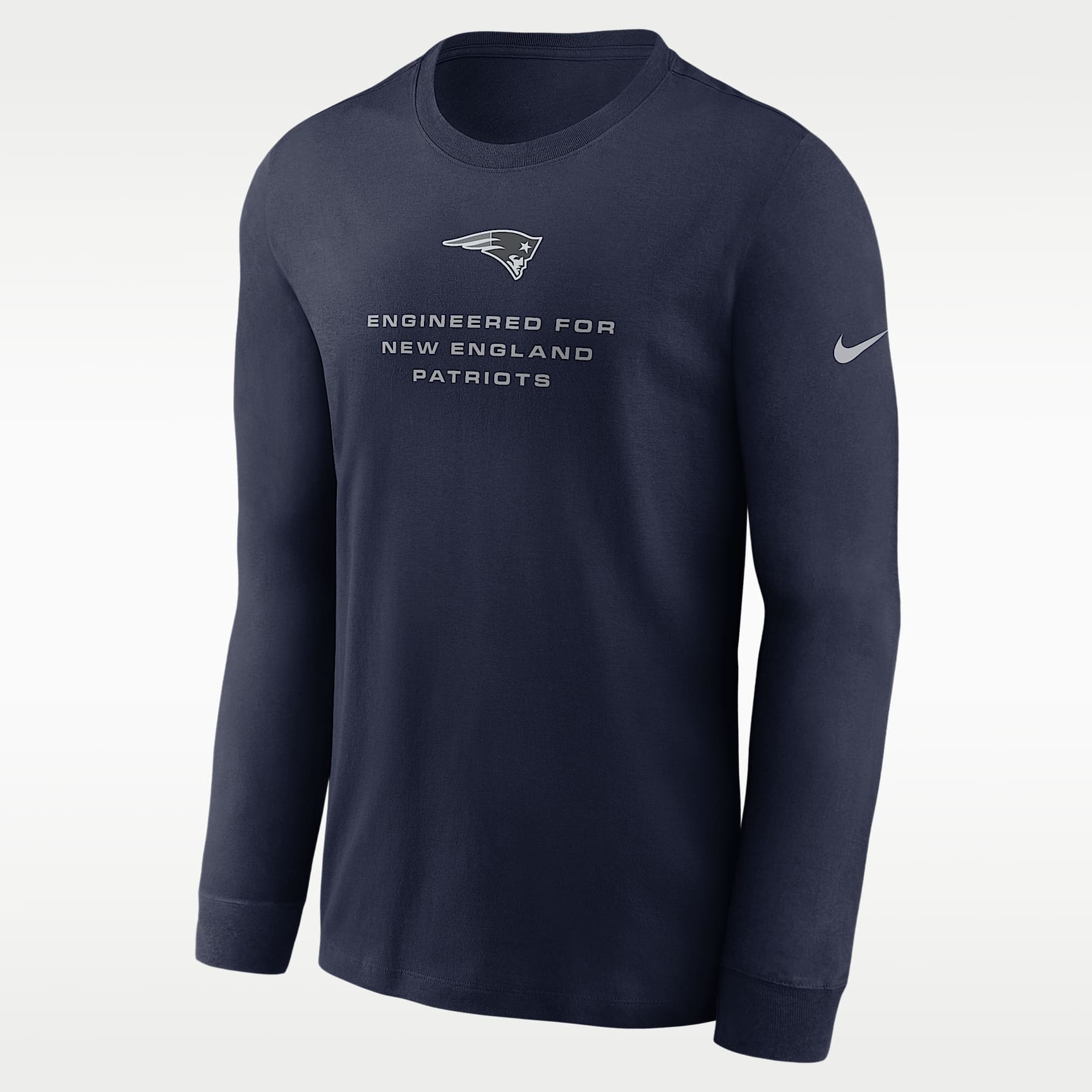 New England Patriots Team Issue Men's Nike Dri-FIT NFL Long-Sleeve T-Shirt