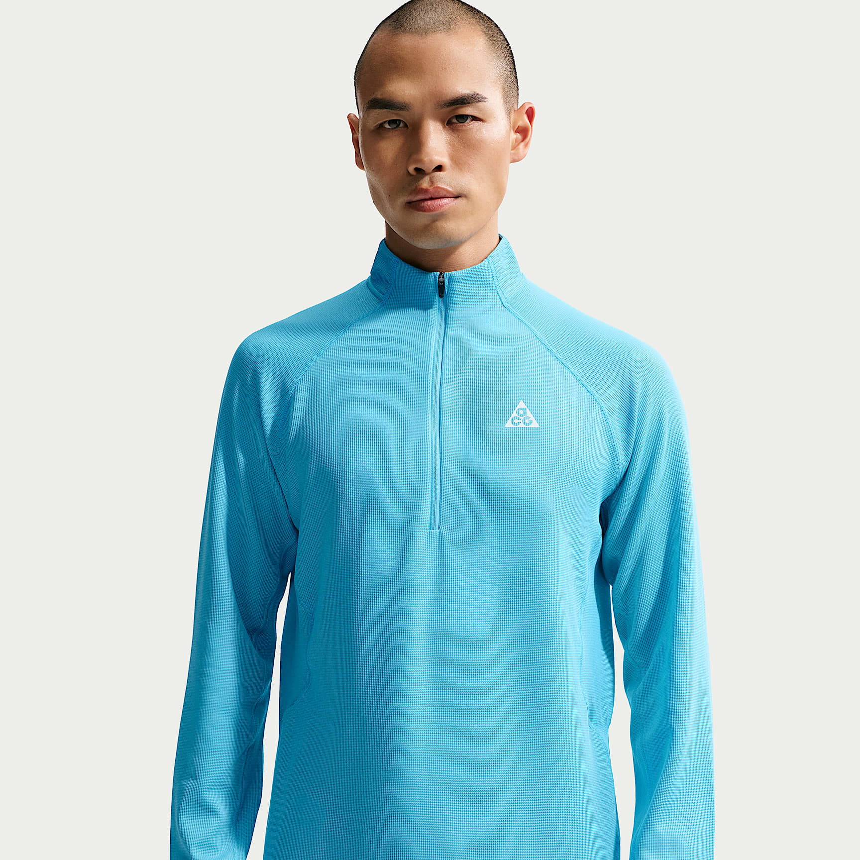 나이키 ACG 남성 드라이 핏 미드 레이어 쿼터집 트레일 러닝 탑