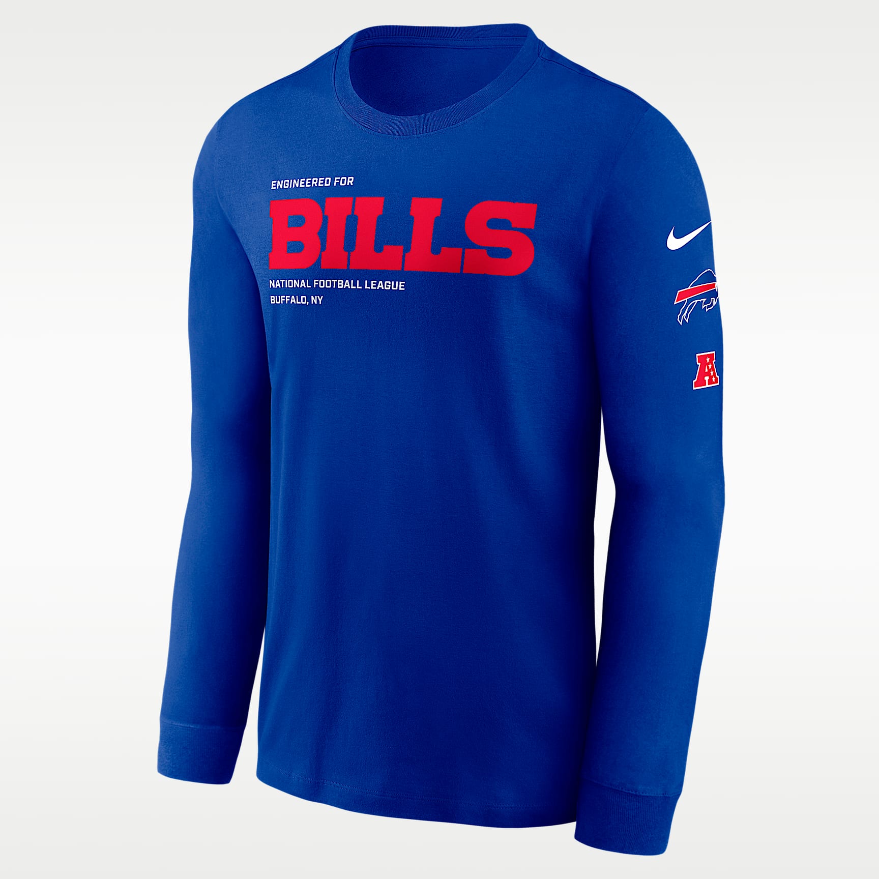 Buffalo Bills Play To Win Essential Men's Nike NFL Long-Sleeve T-Shirt