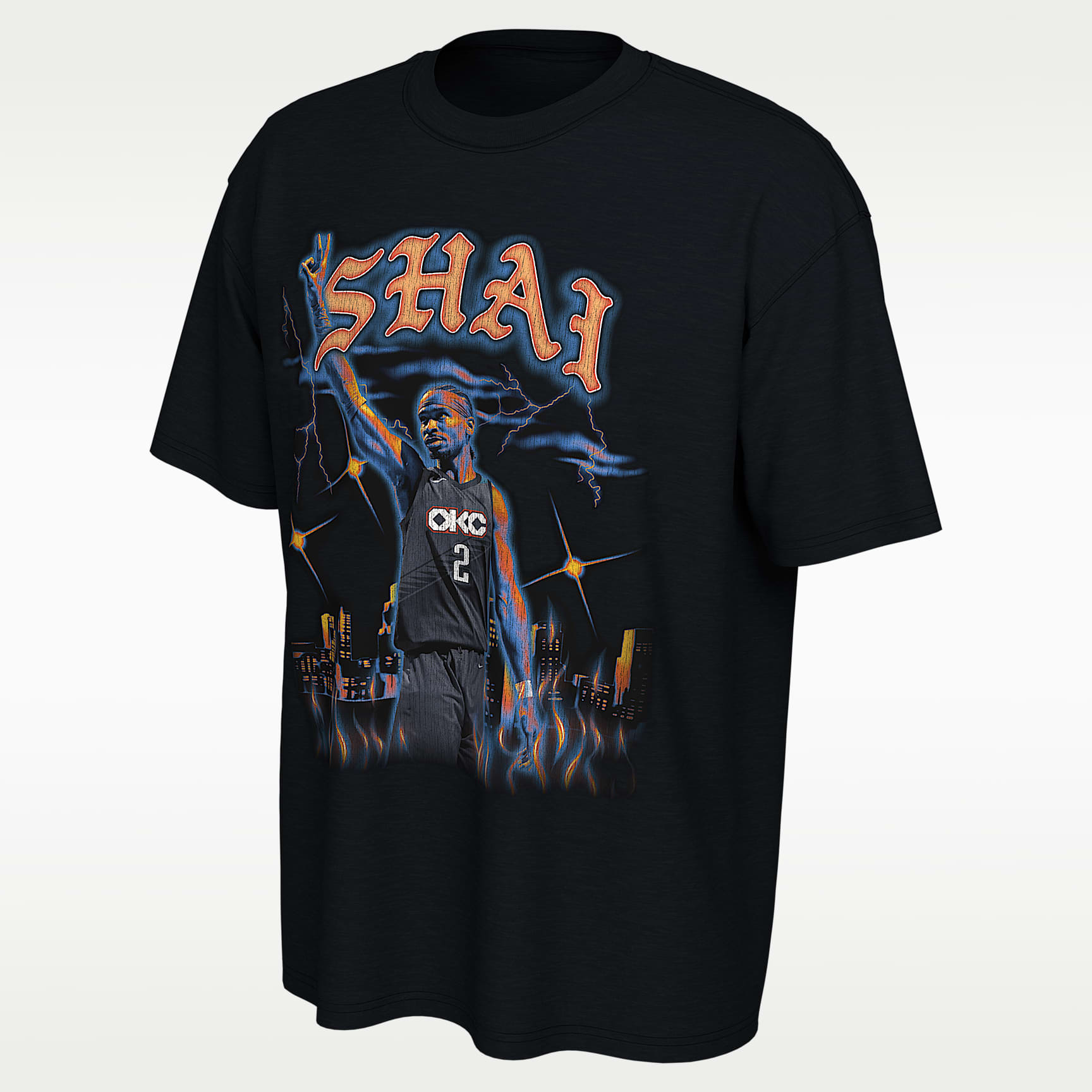 Playera Nike de la NBA Shai Gilgeous-Alexander Oklahoma City Thunder City Edition