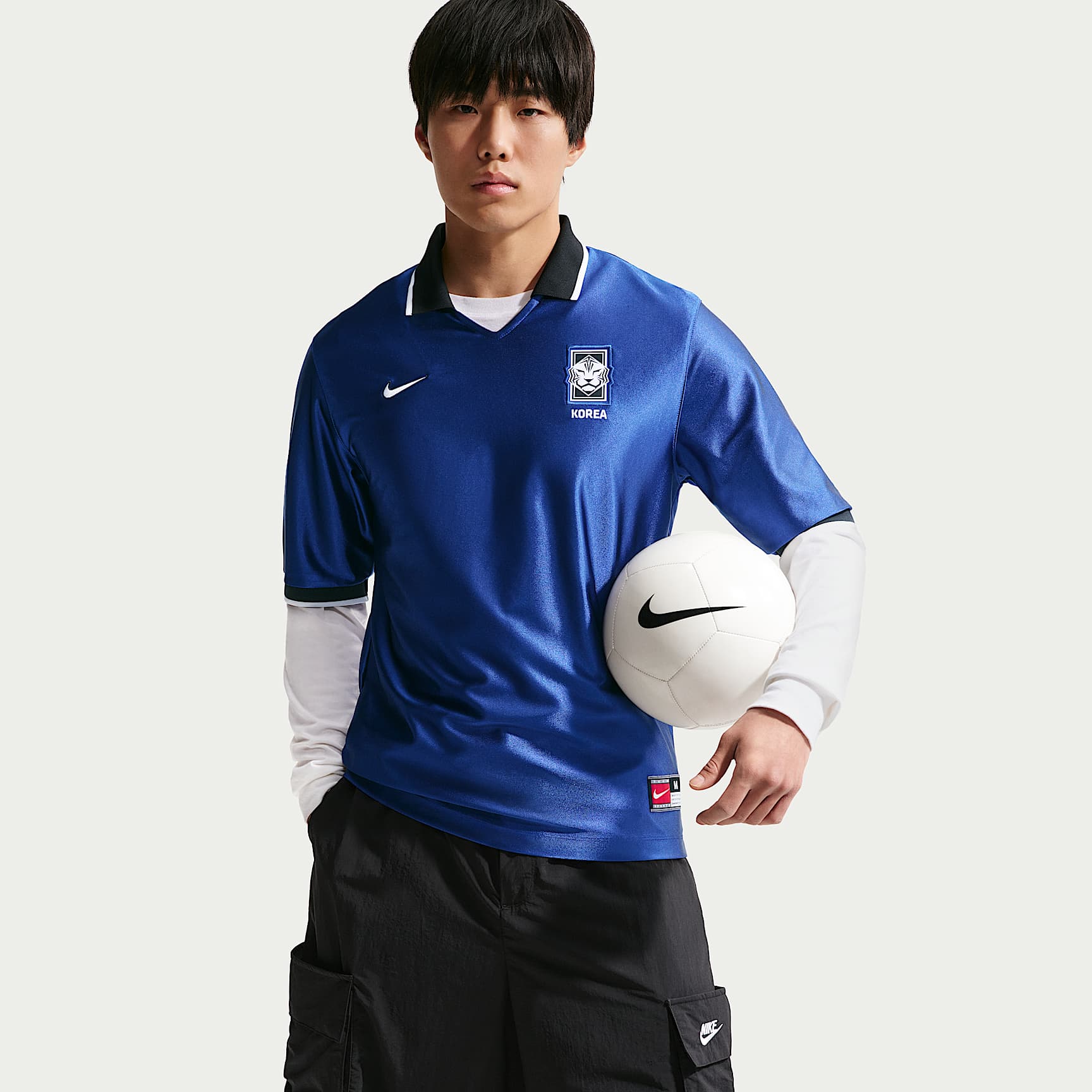 韓国 エナジー メンズ ナイキ Dri-FIT ショートスリーブ サッカートップス