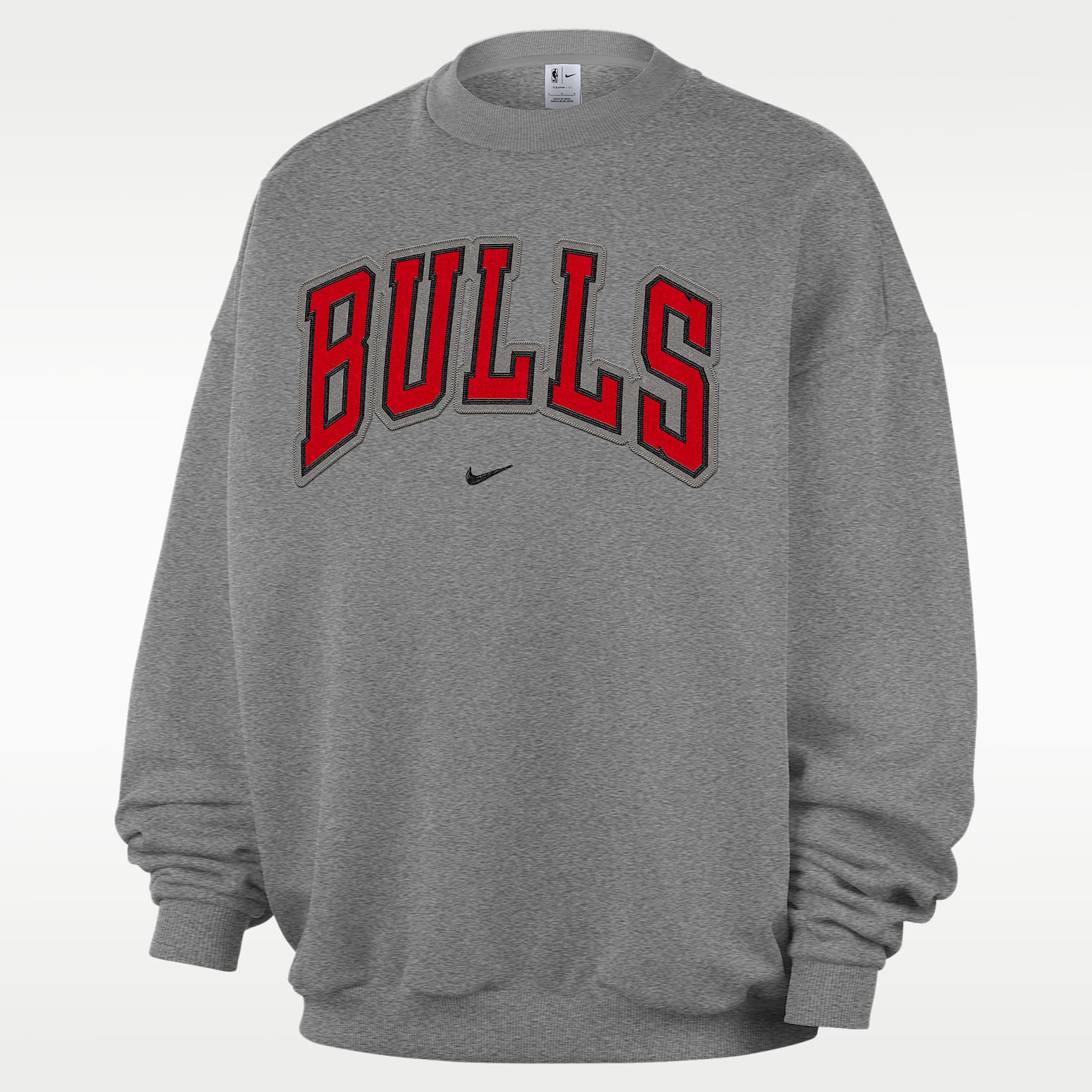 Chicago Bulls Standard Issue Men's Fleece Crew