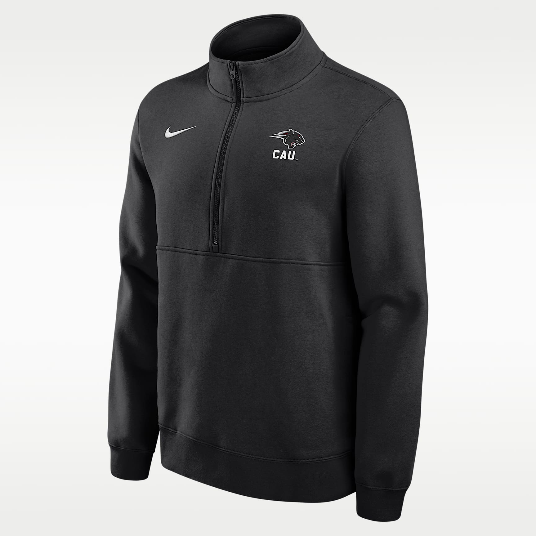 Clark Atlanta University Panthers Club Men's Nike College Fleece Half-Zip Top