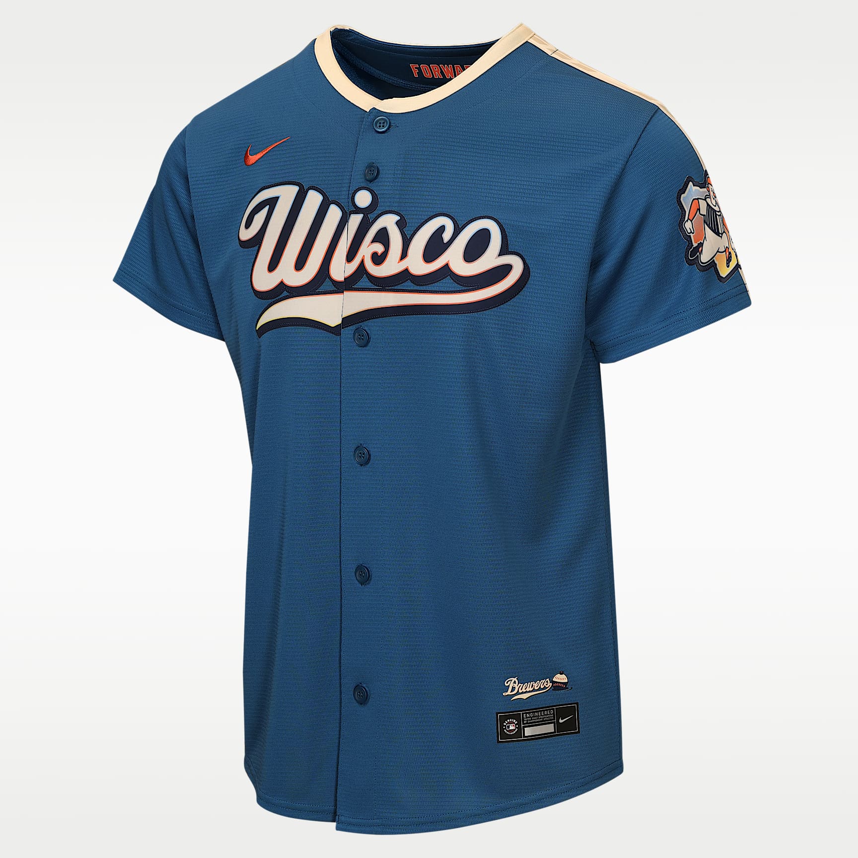 Milwaukee Brewers City Connect Big Kids' Nike MLB Stadium Jersey