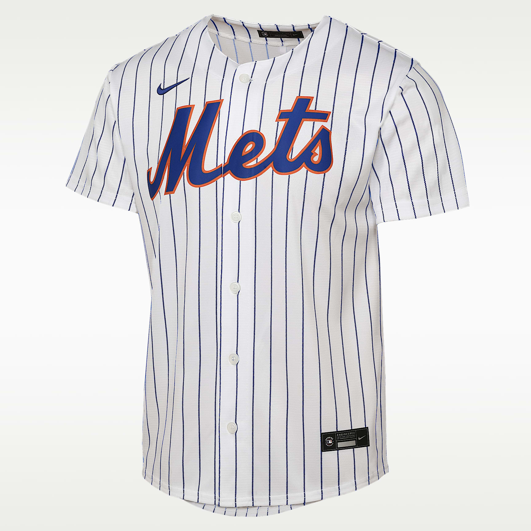 Francisco Lindor New York Mets Baseline Big Kids' Nike MLB Home Replica Jersey