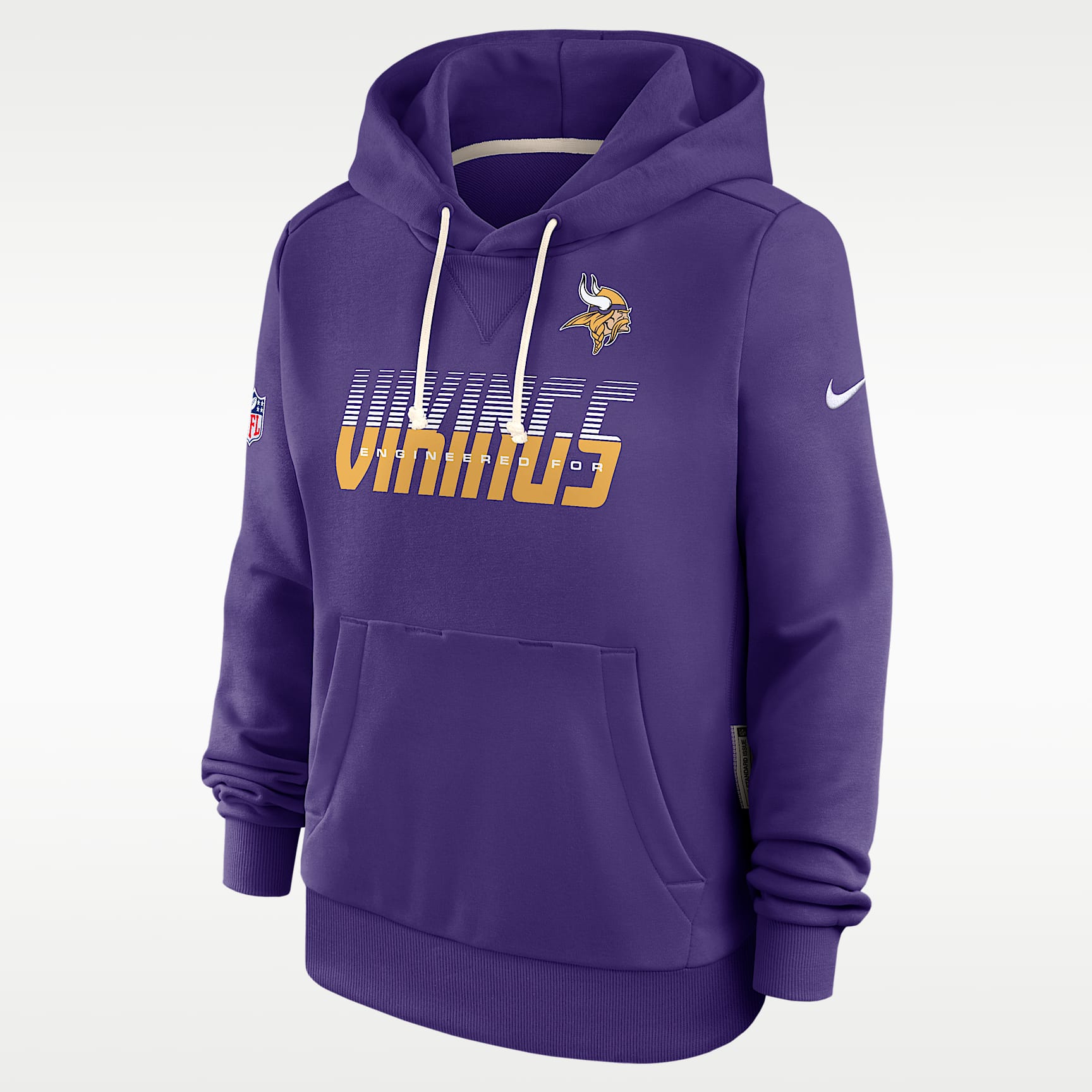 Minnesota Vikings Sideline Standard Issue Women's Nike Dri-FIT NFL Pullover Hoodie