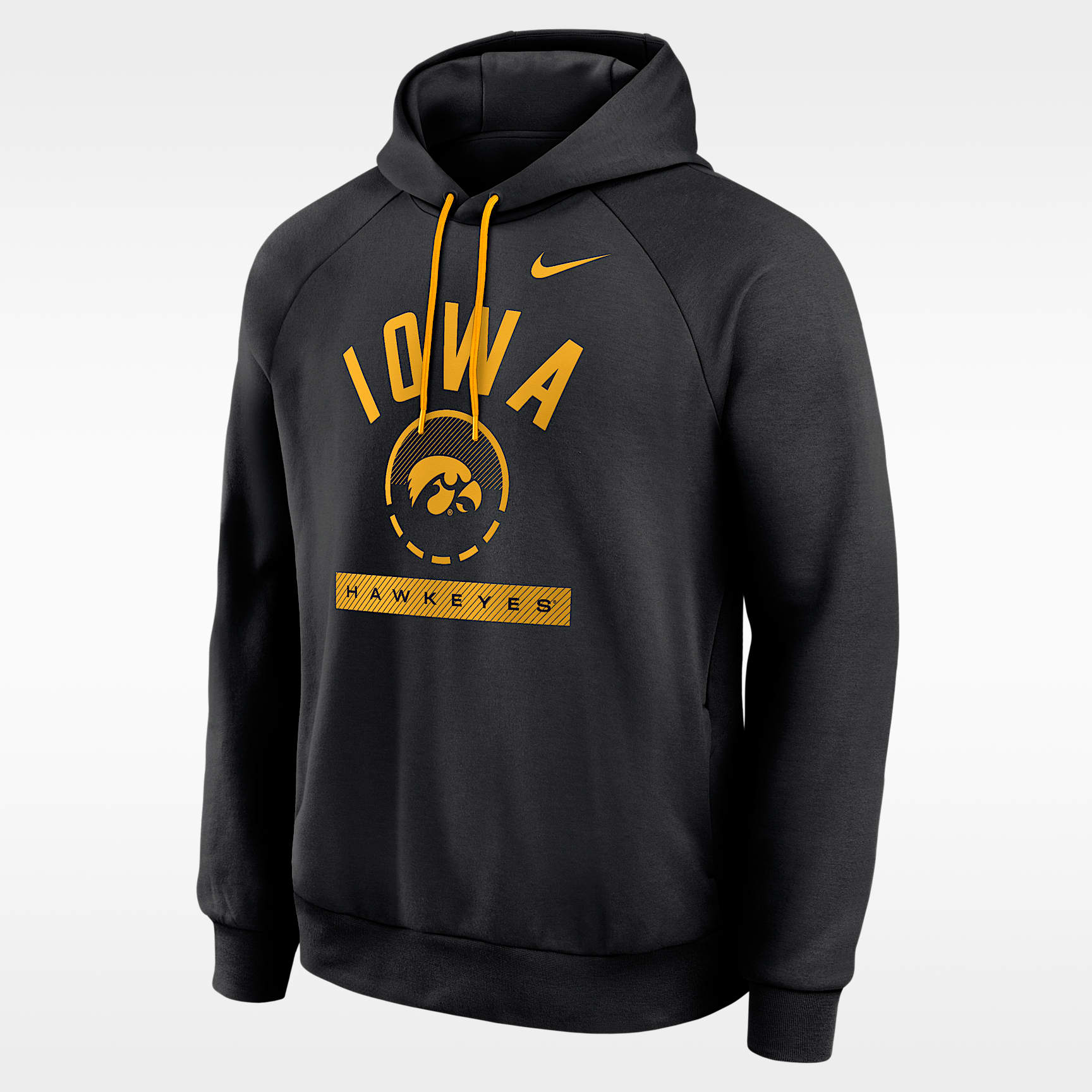 Sudadera con gorro sin cierre universitaria Nike Dri-FIT para hombre Iowa Courtside
