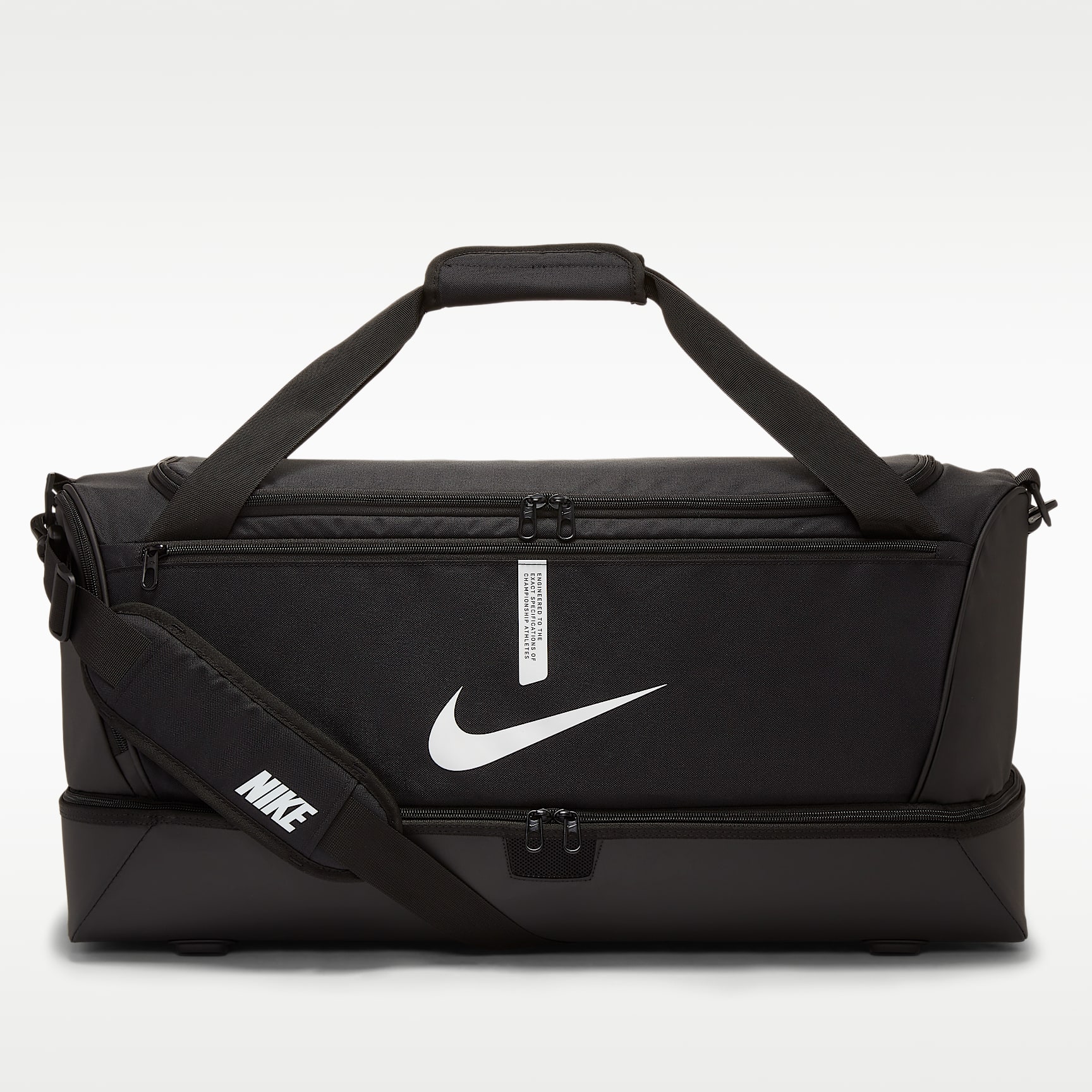 Saco de desporto de futebol rígido Nike Academy Team (grande, 59 L)