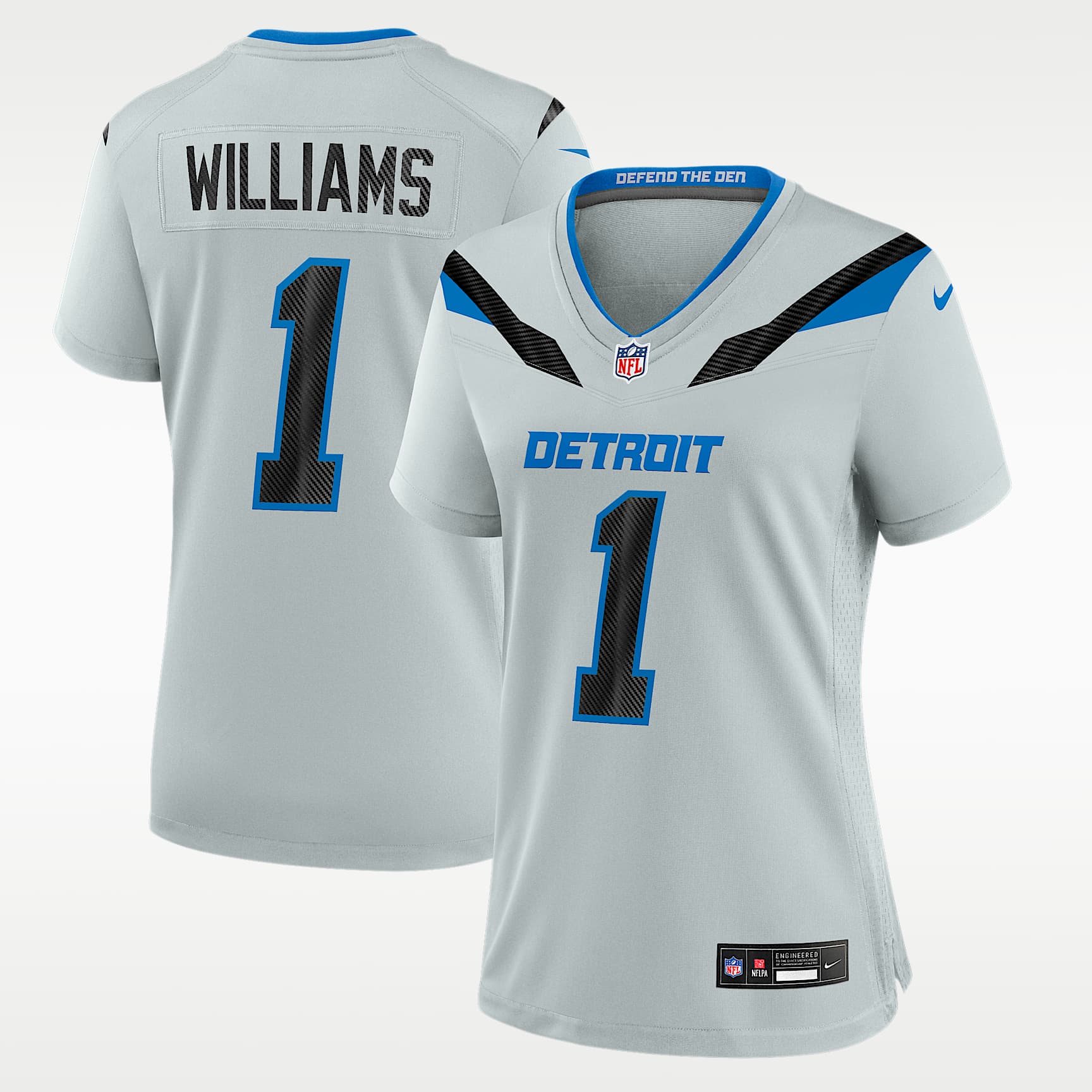 Jameson Williams Detroit Lions Rivalries Collection Women's Nike NFL Game Jersey