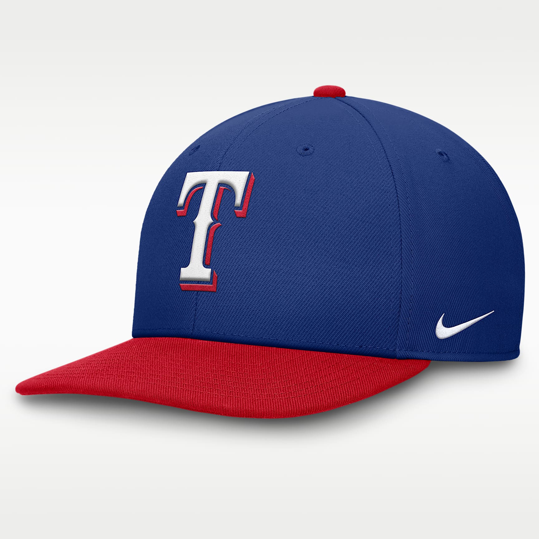 Gorra Nike Dri-FIT de la MLB ajustable para hombre Texas Rangers Pro
