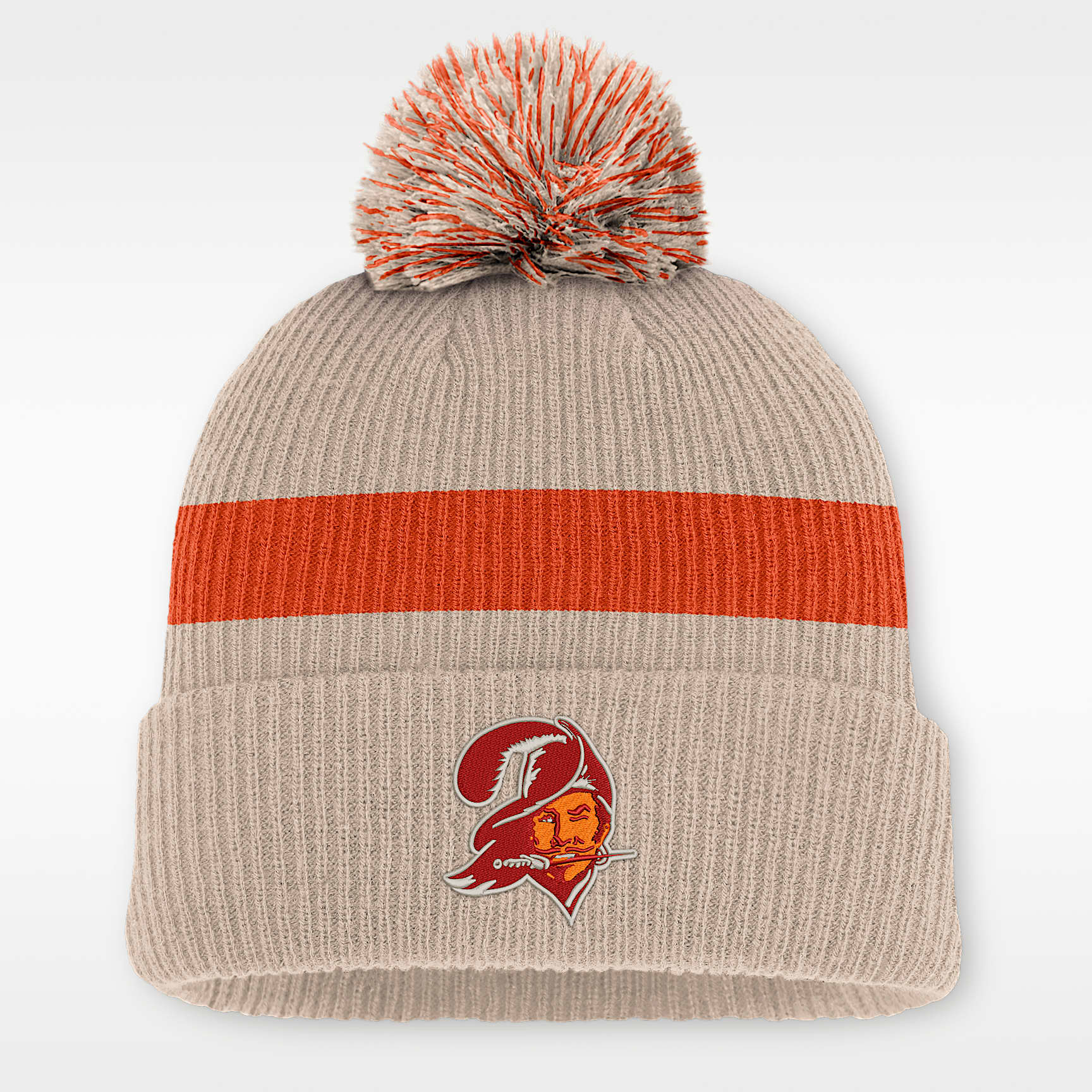 Tampa Bay Buccaneers Rewind Peak Men's Nike NFL Cuffed Pom Beanie