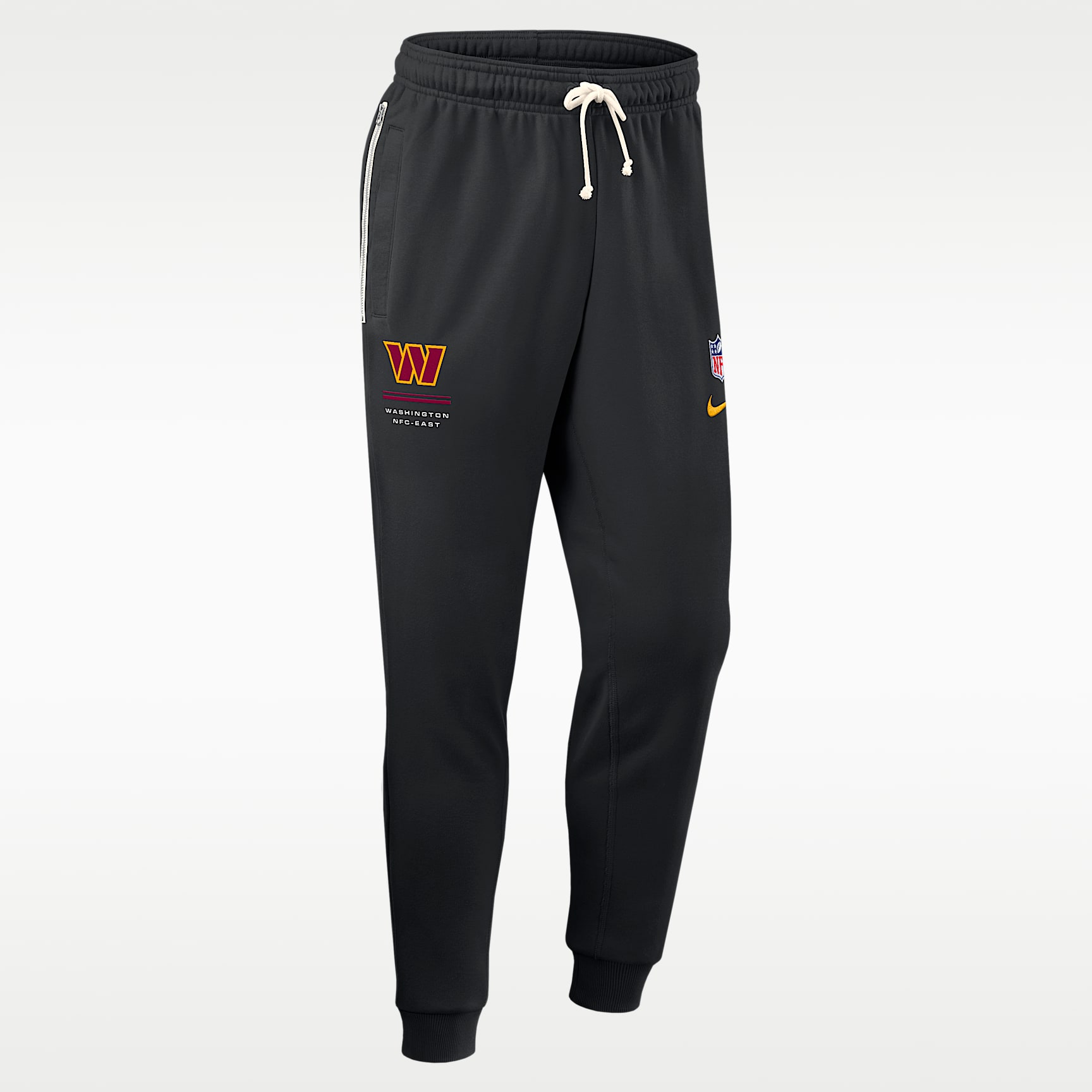 Pants de pierna entallada Nike Dri-FIT de la NFL para hombre Washington Commanders Sideline Standard Issue