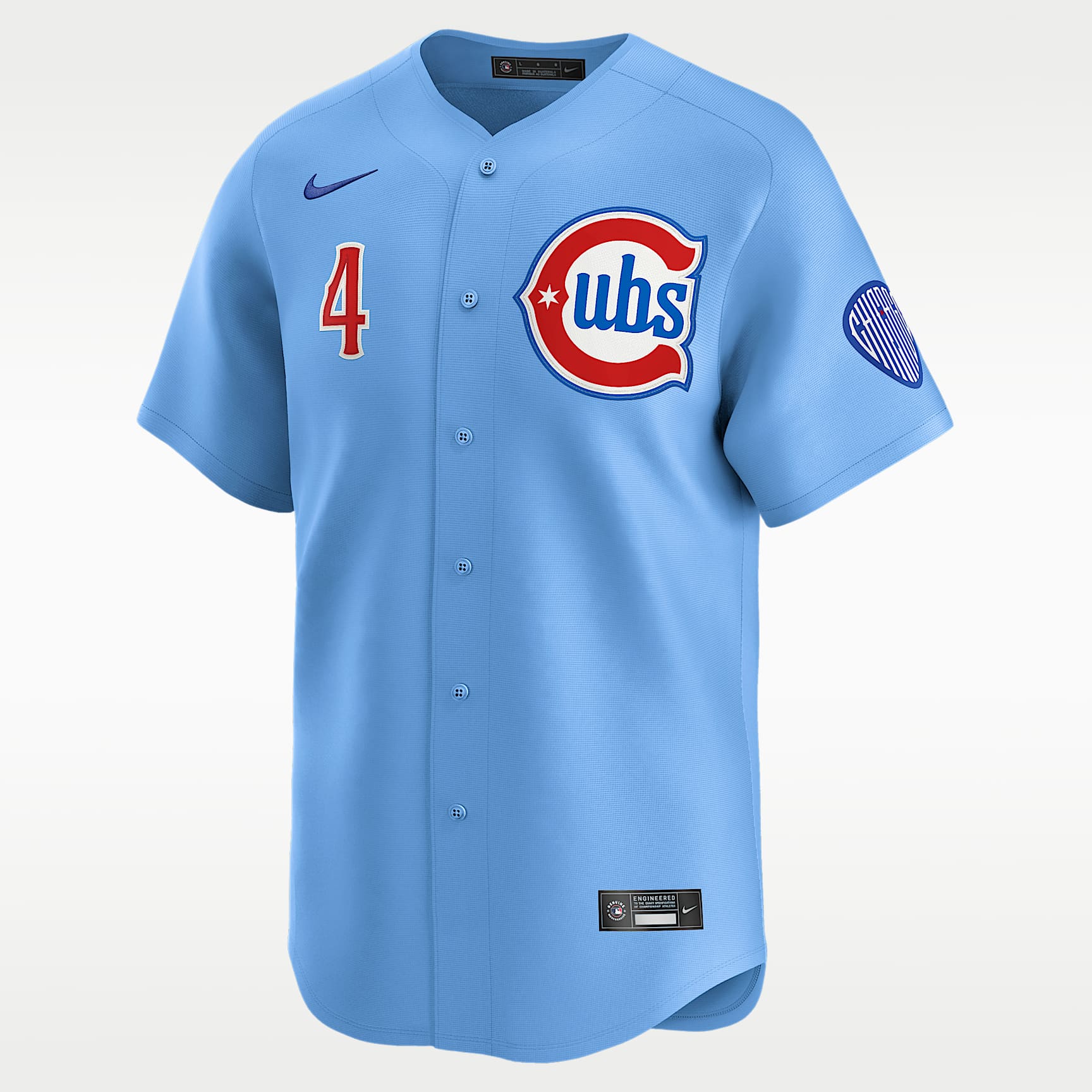 Jersey Nike Dri-FIT de la MLB Limited para hombre de Pete Crow-Armstrong de los Chicago Cubs