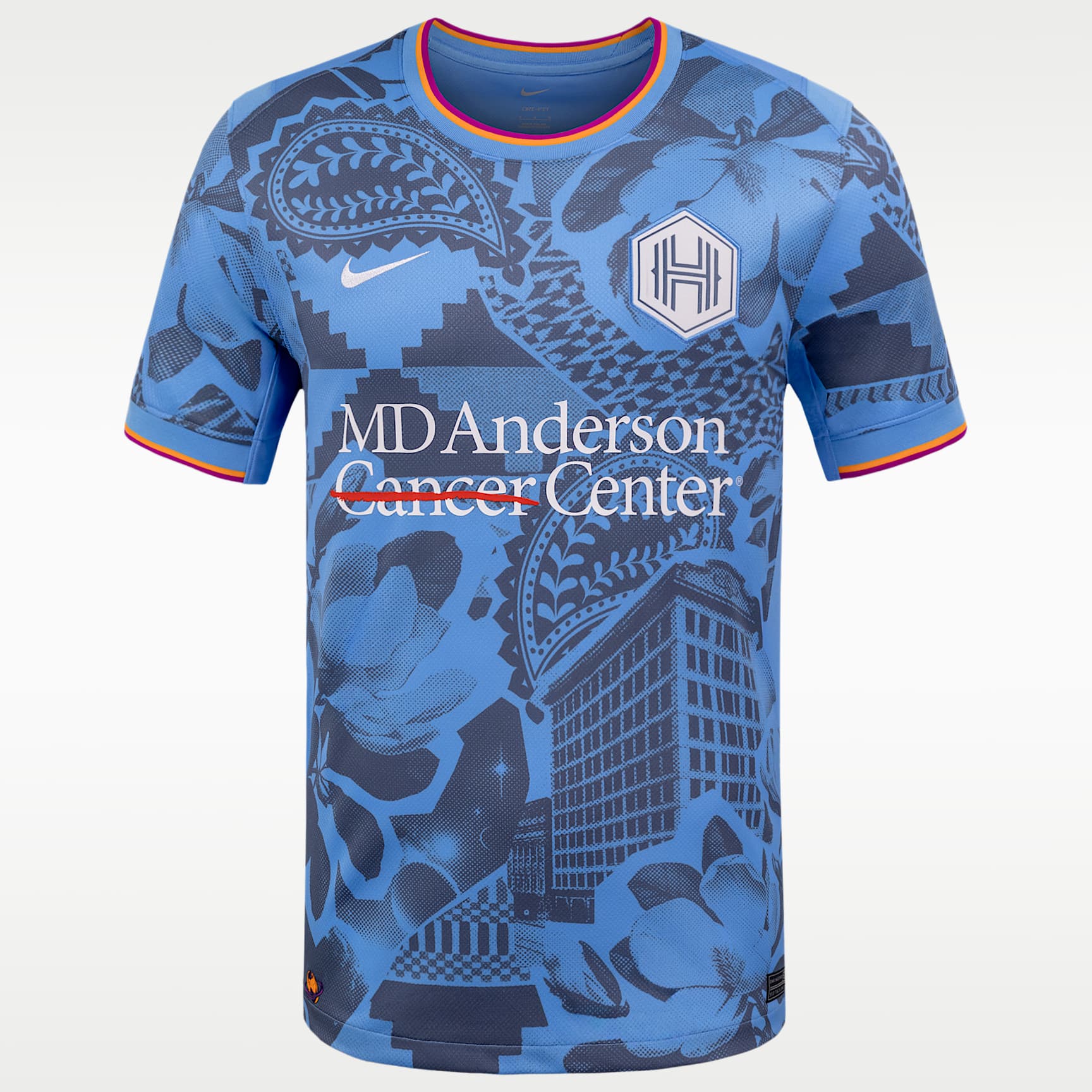 Houston Dash Stadium Away Men's Nike Dri-FIT NWSL Replica Jersey