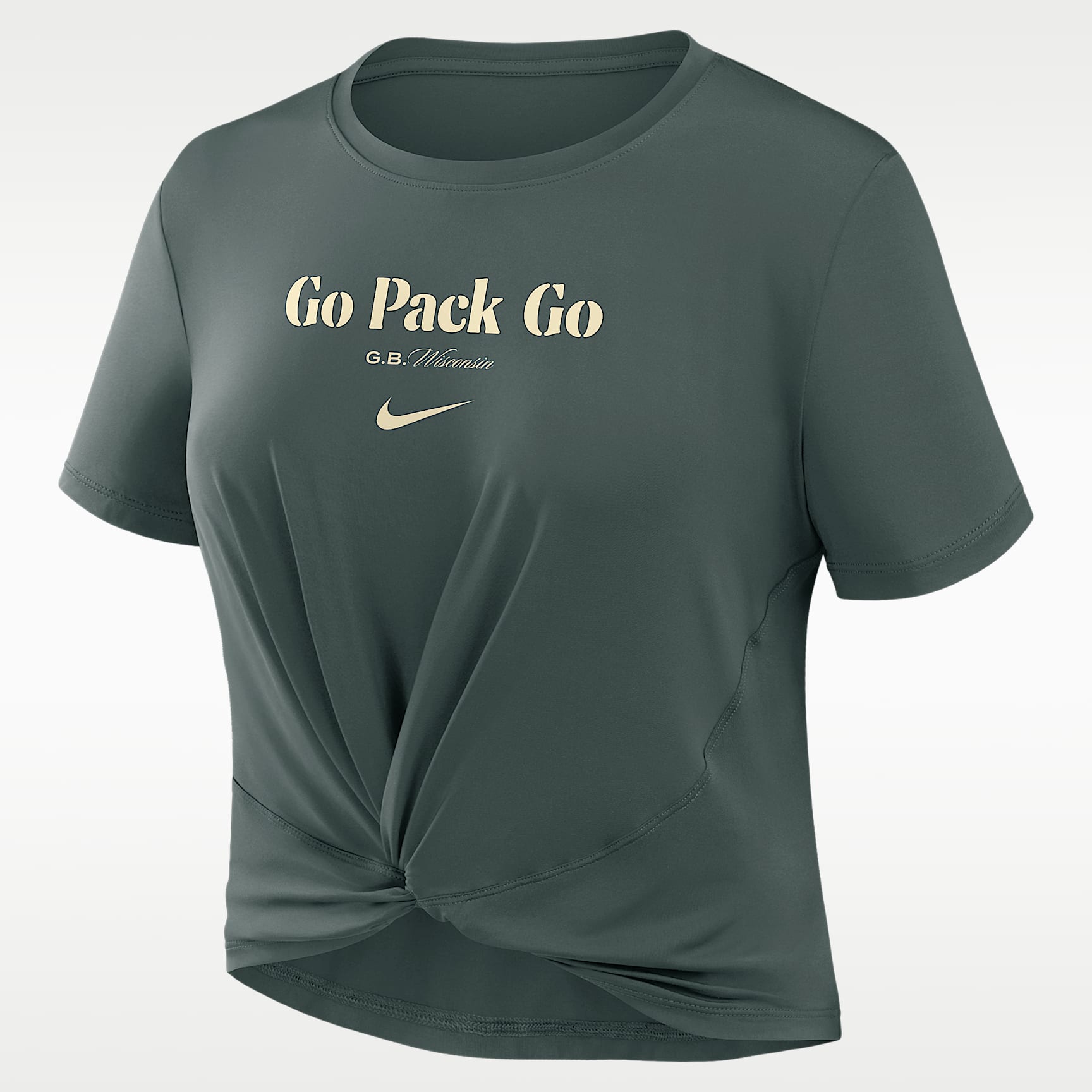 Green Bay Packers Rivalries Collection One Classic Twist Women's Nike Dri-FIT NFL T-Shirt