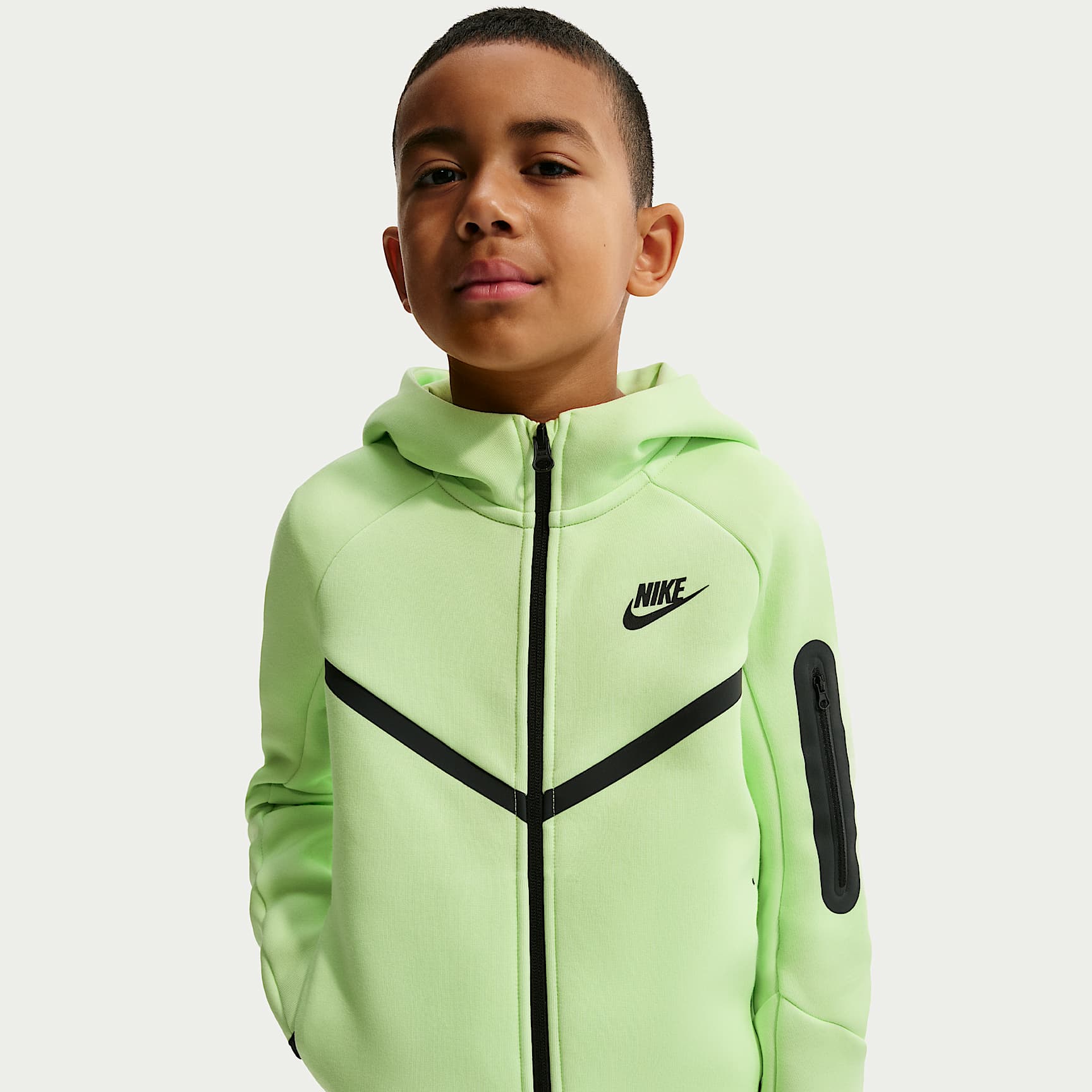 Nike Sportswear Tech Fleece Big Kids' Full-Zip Hoodie