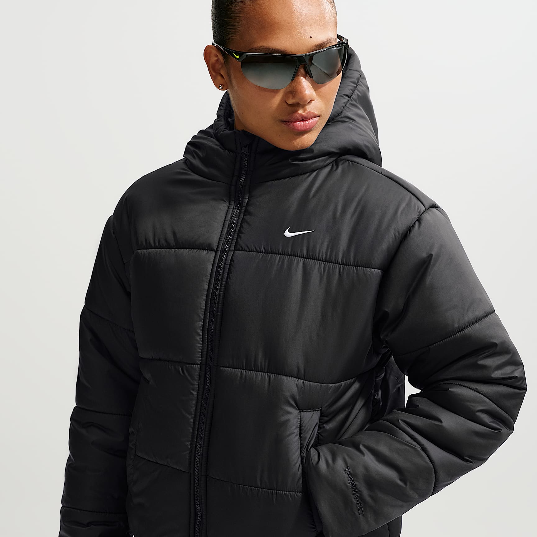 Nike Sportswear Classic Puffer Women's Therma-FIT Loose Hooded Jacket