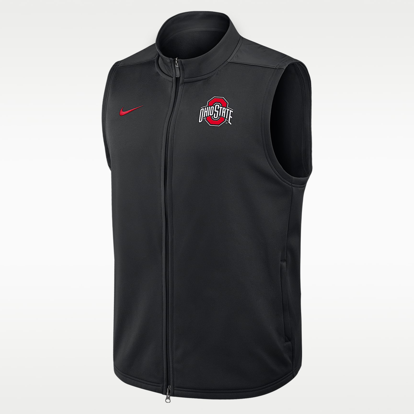 Chaleco universitario Nike Therma-FIT de cierre completo para hombre Ohio State Victory