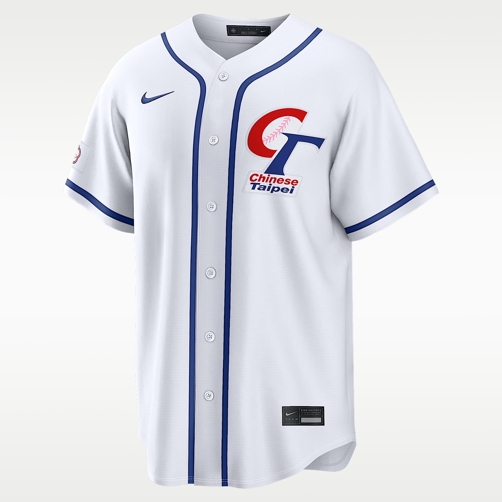 Chinese Taipei National Baseball Team 2026 World Baseball Classic Men's Nike Stadium Jersey
