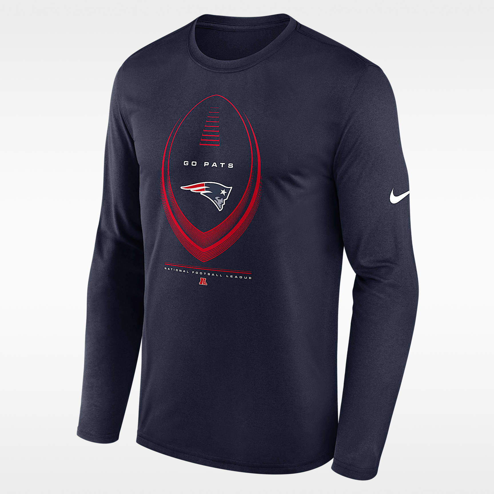 New England Patriots Legend Icon Men's Nike Dri-FIT NFL Long-Sleeve T-Shirt