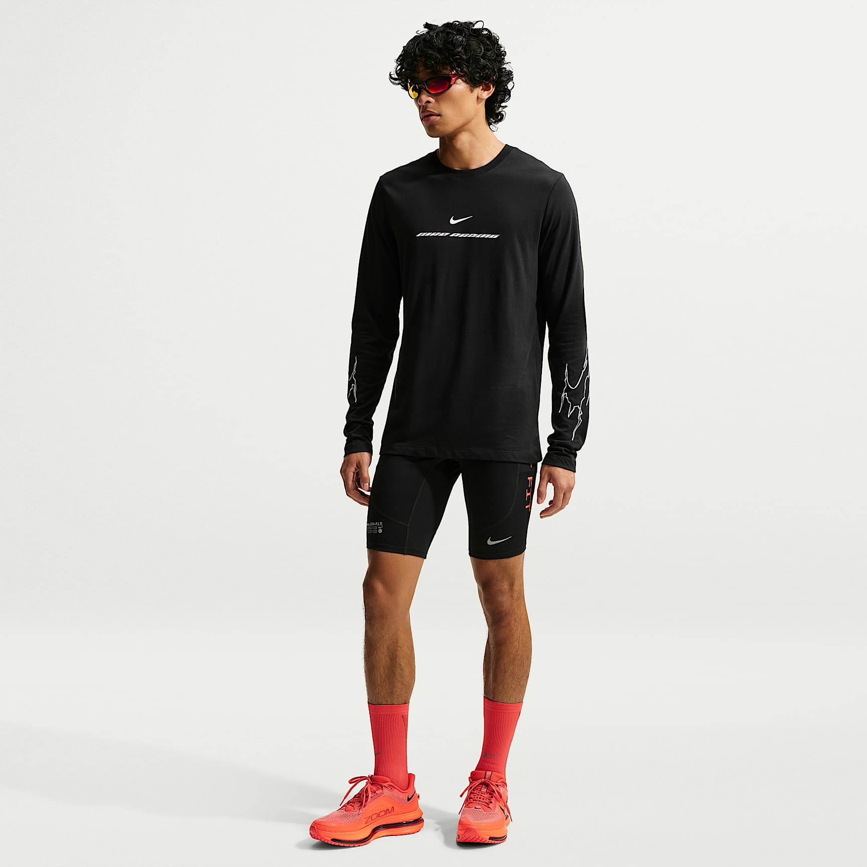 Mallas de correr Dri-FIT de medio largo Nike Stride - Hombre