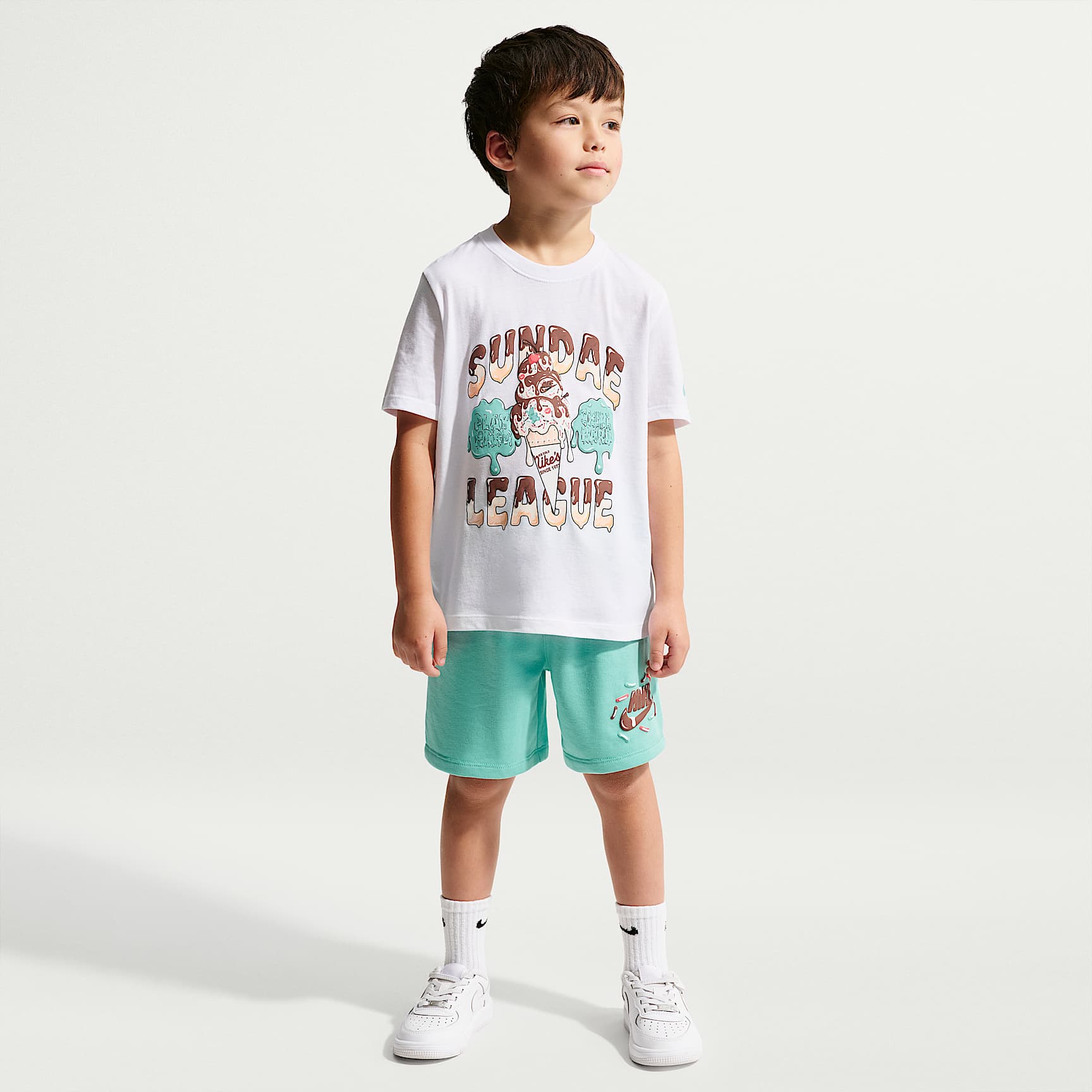 Nike Sportswear Little Kids' Sundae League 2-Piece Shorts Set