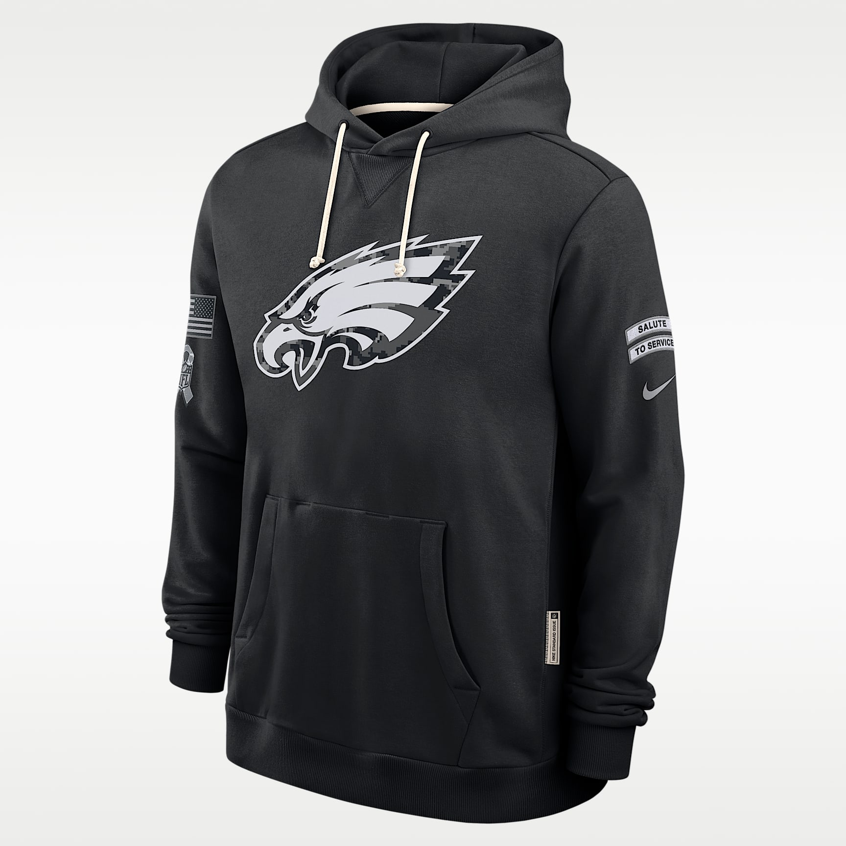 Philadelphia Eagles Salute to Service Sideline Men's Nike Dri-FIT NFL Pullover Hoodie
