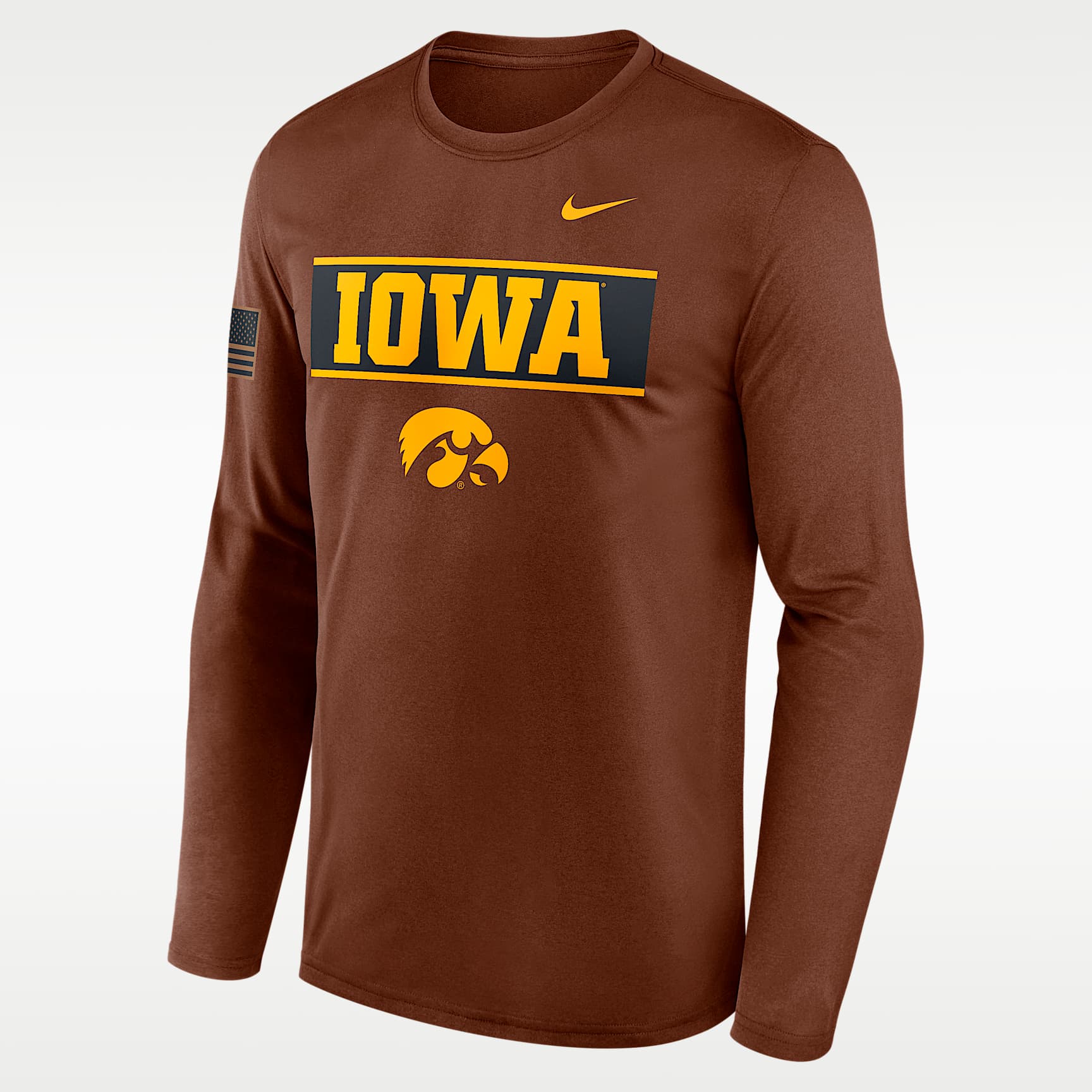 Medic Ranks In Army Iowa 2026 Military Appreciation Legend Men's Nike Dri-FIT College Long ...