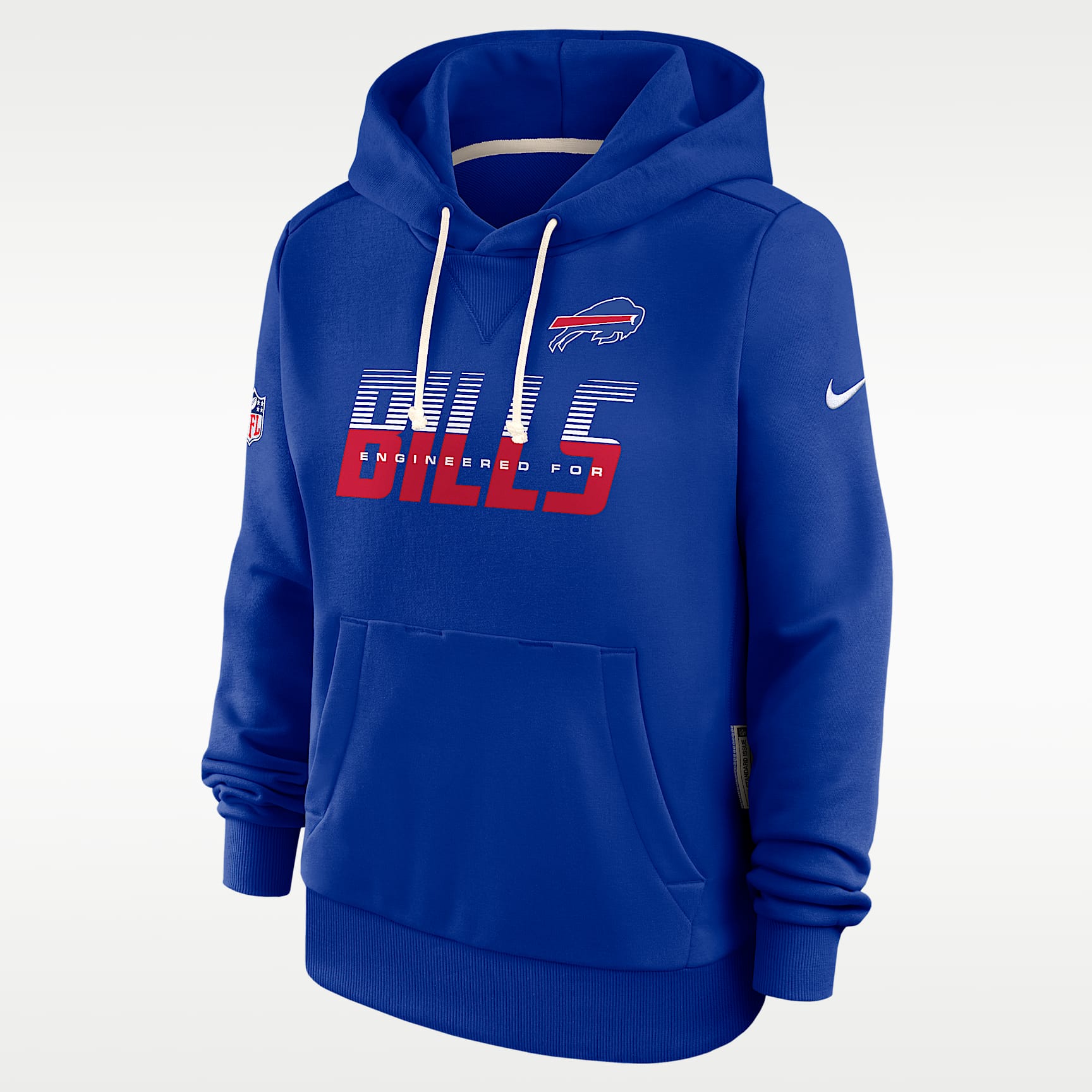 Buffalo Bills Sideline Standard Issue Women's Nike Dri-FIT NFL Pullover Hoodie