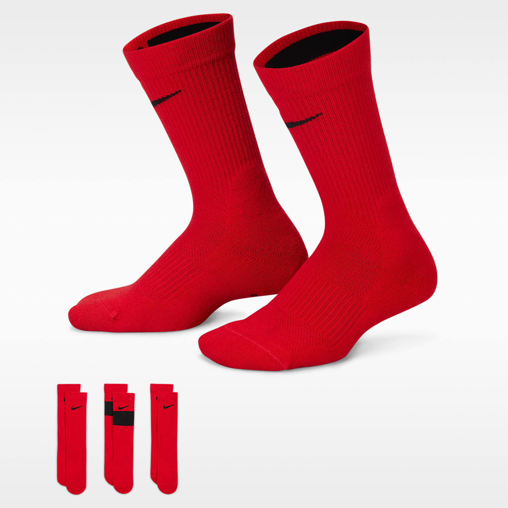 Nike Elite Kids' Basketball Crew Socks (3 Pairs)
