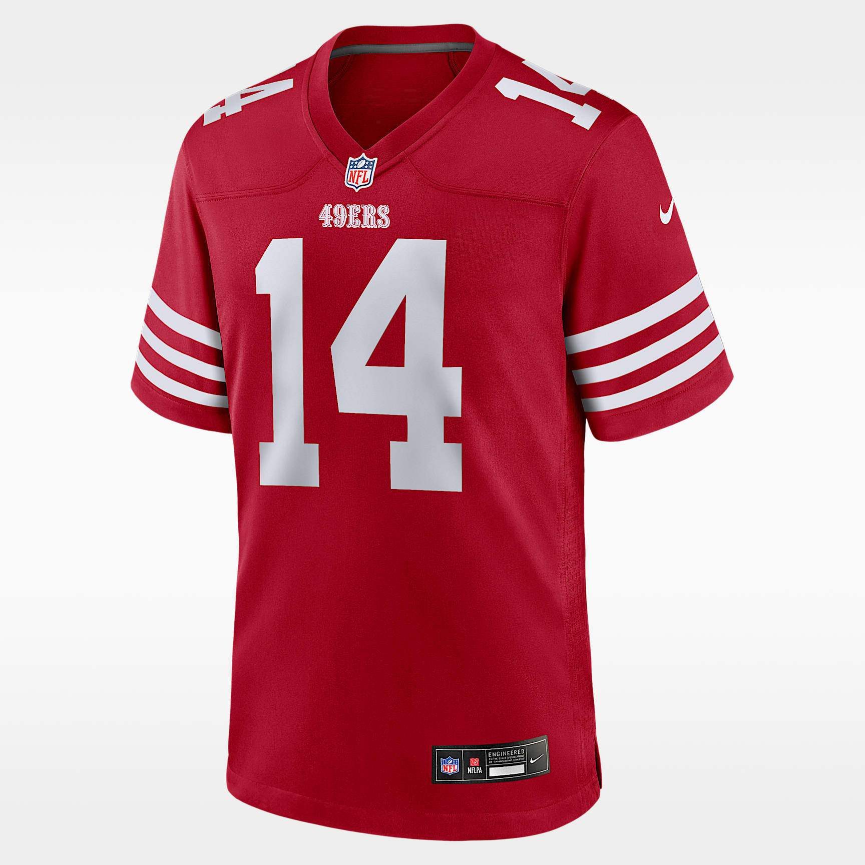 Jersey de fútbol americano Nike de la NFL Game para hombre Ricky Pearsall San Francisco 49ers