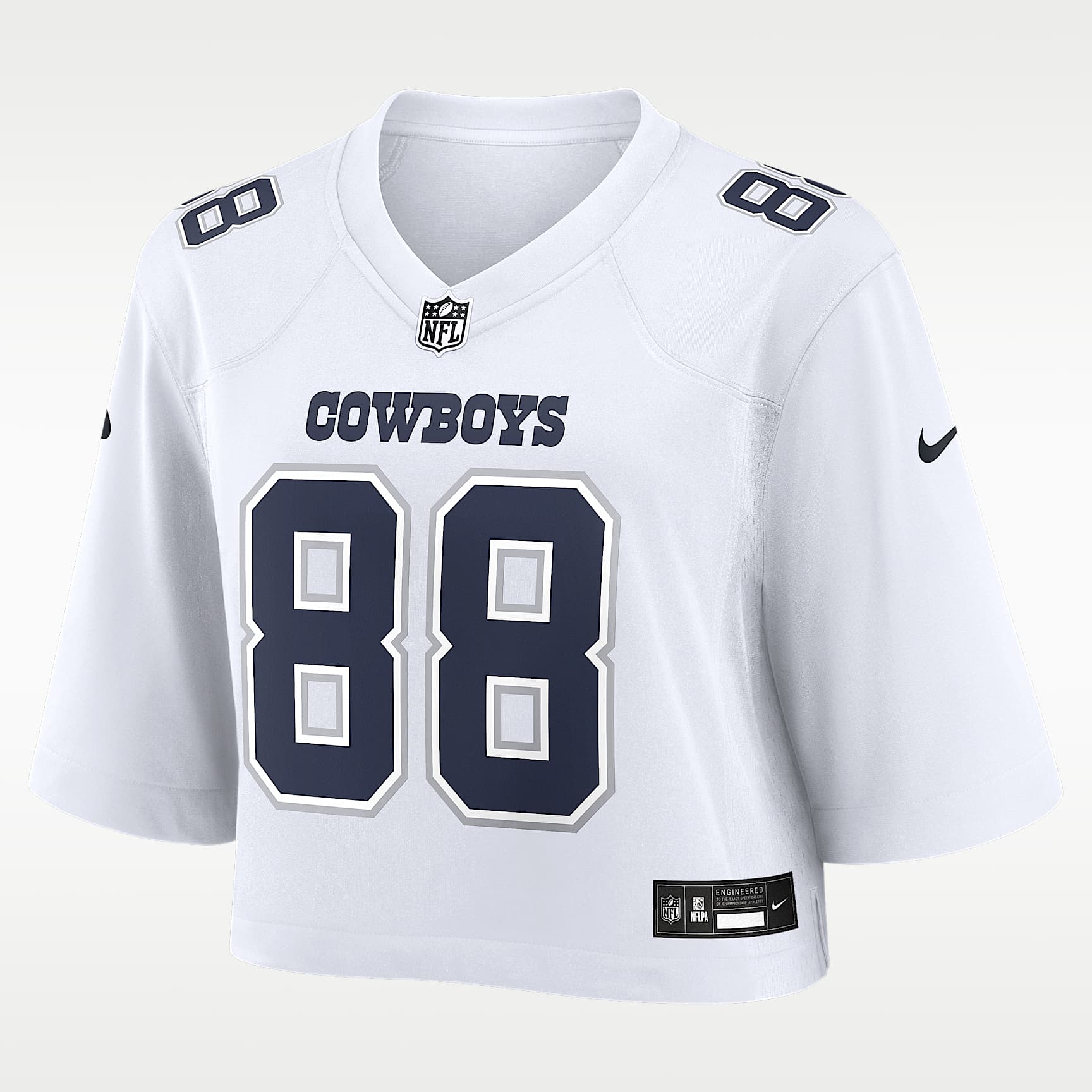 CeeDee Lamb Dallas Cowboys Women's Nike NFL Cropped Tundra Game Jersey
